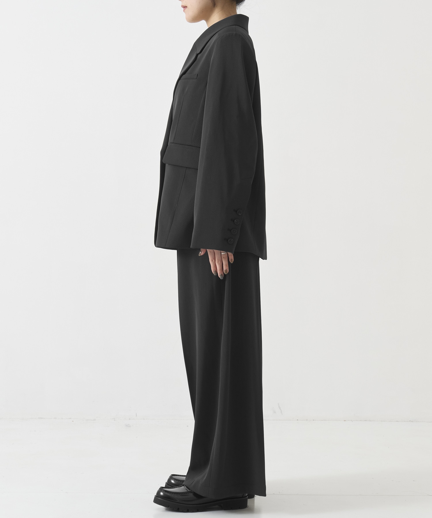 シルキーツイルダブルジャケット