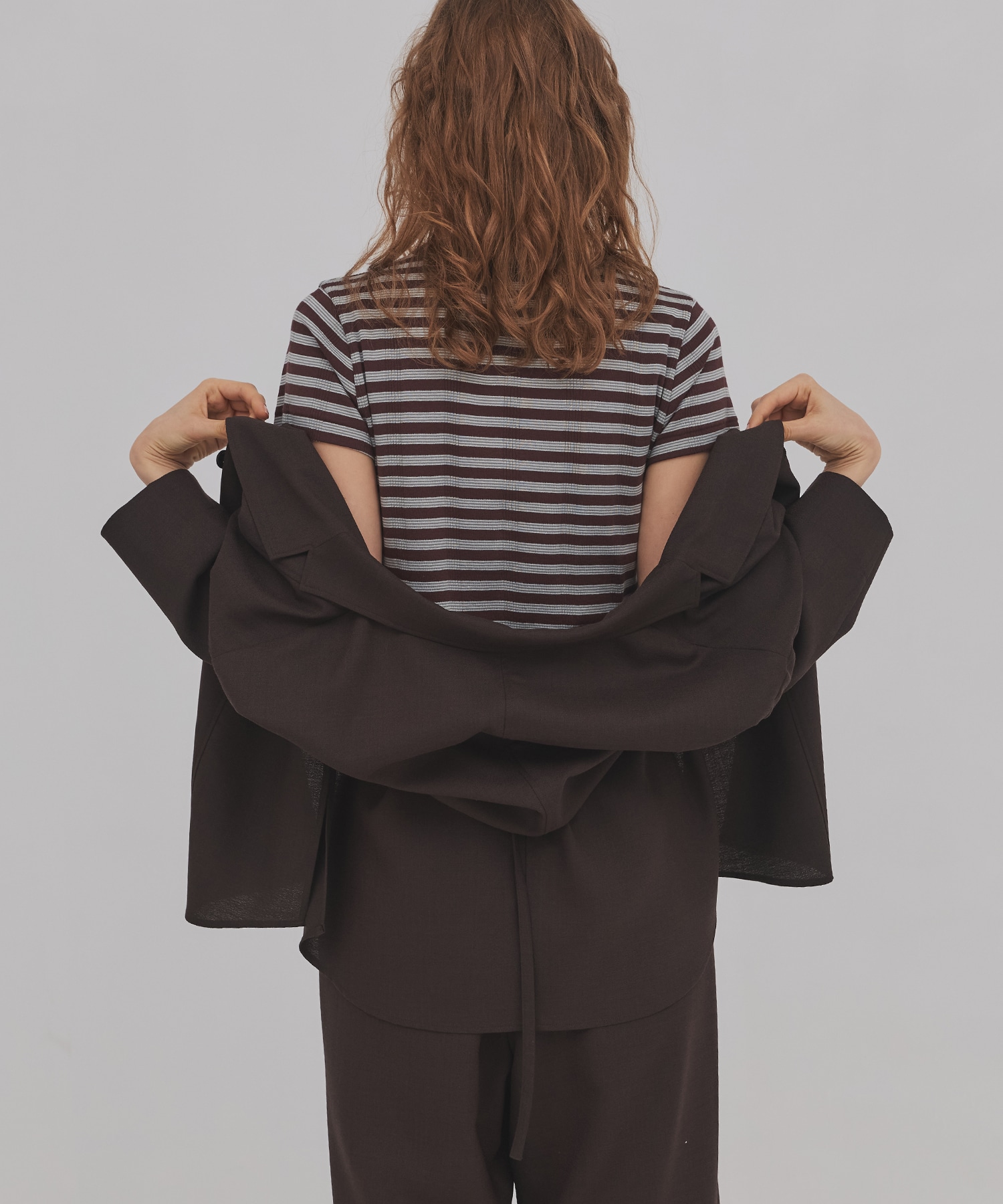 ウールジョーゼットジャケット