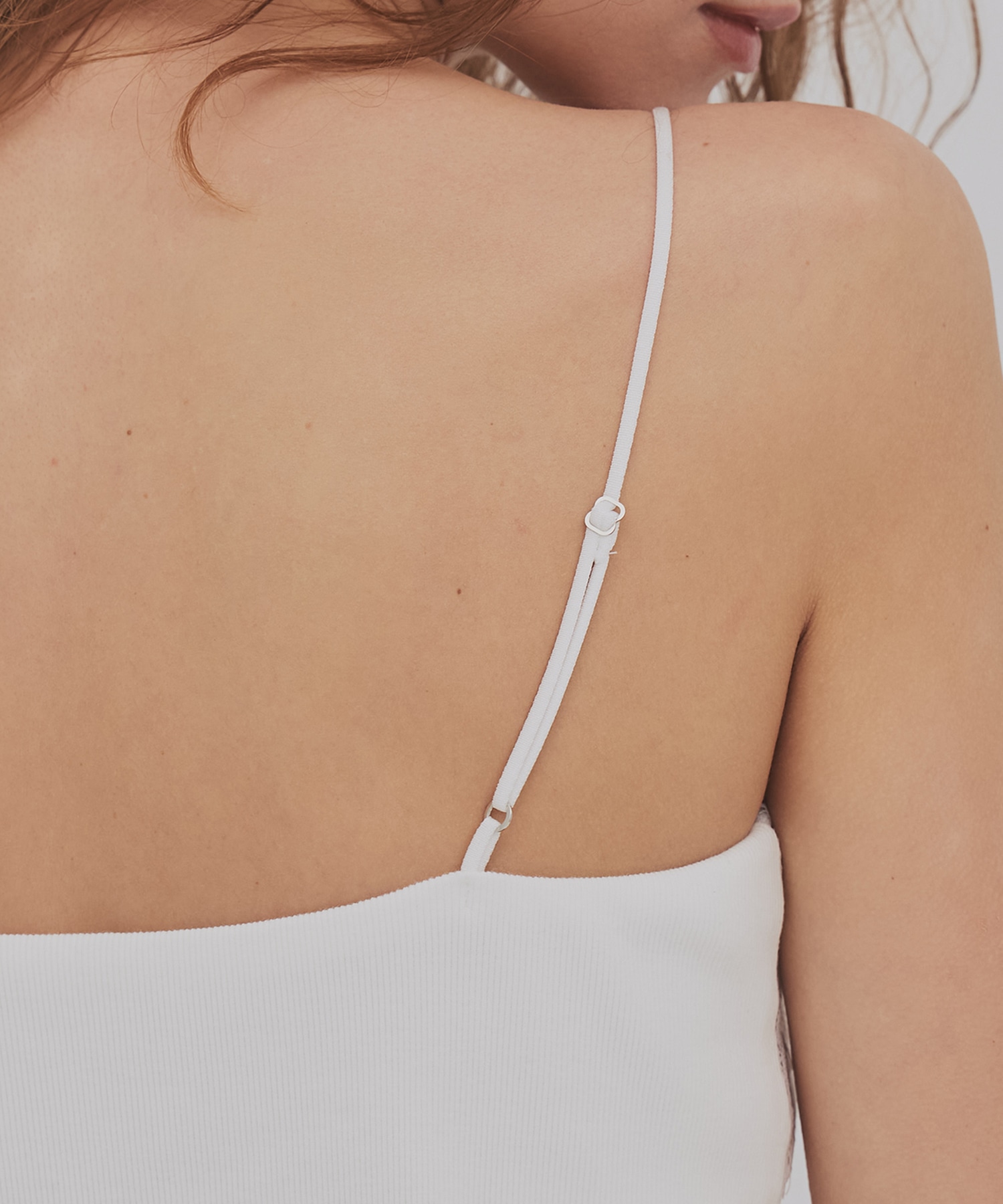 レーストリムキャミソール