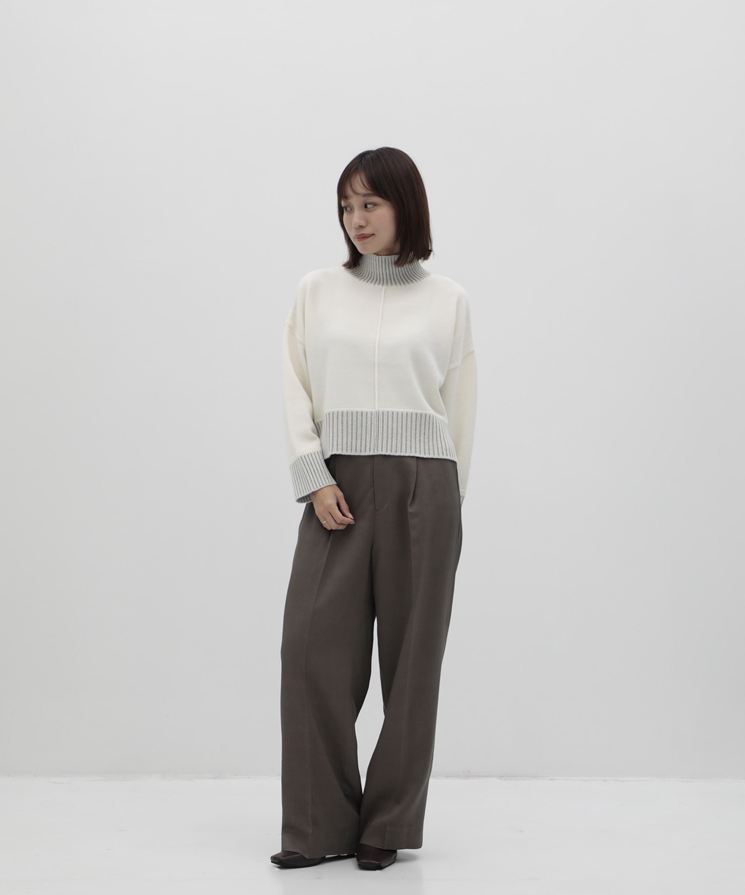 【WEB先行発売】エアウールショートニット