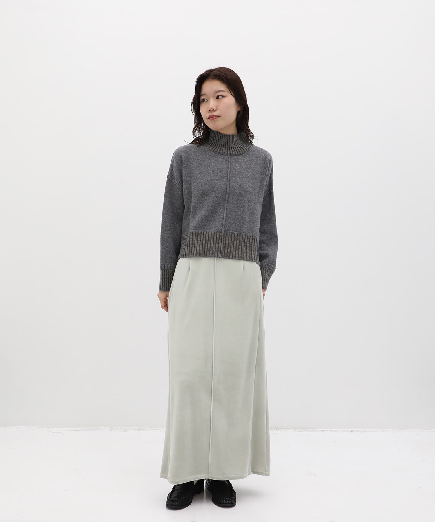 【WEB先行発売】エアウールショートニット