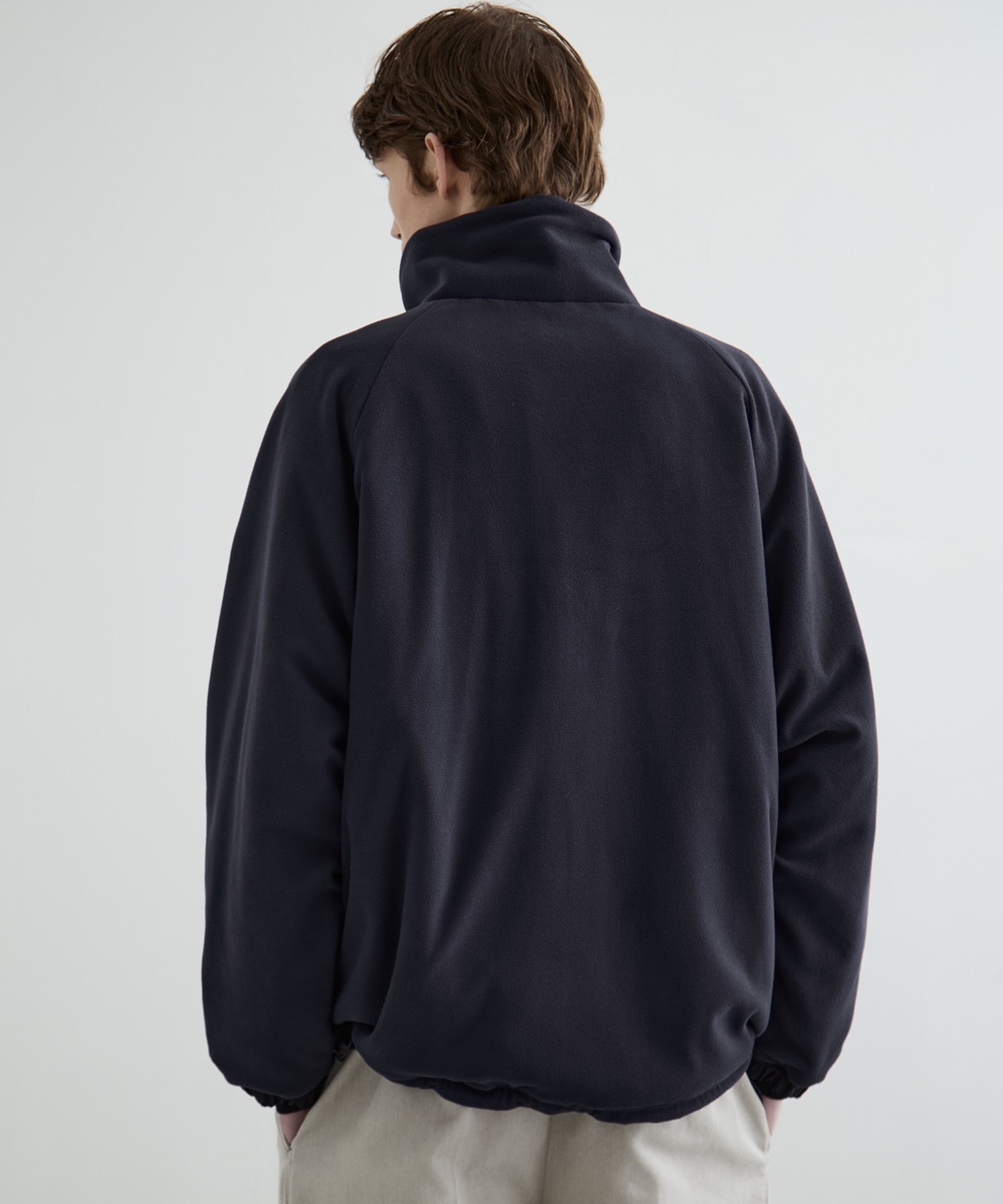 リバーシブルナイロンフリースBL