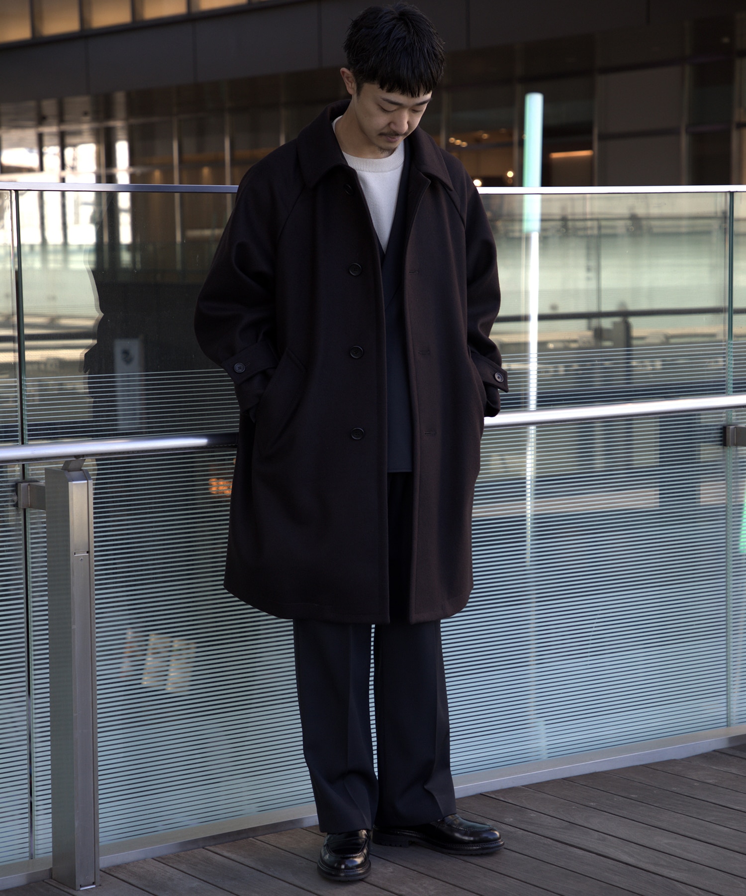 Super140s メルトンバルカラーコート