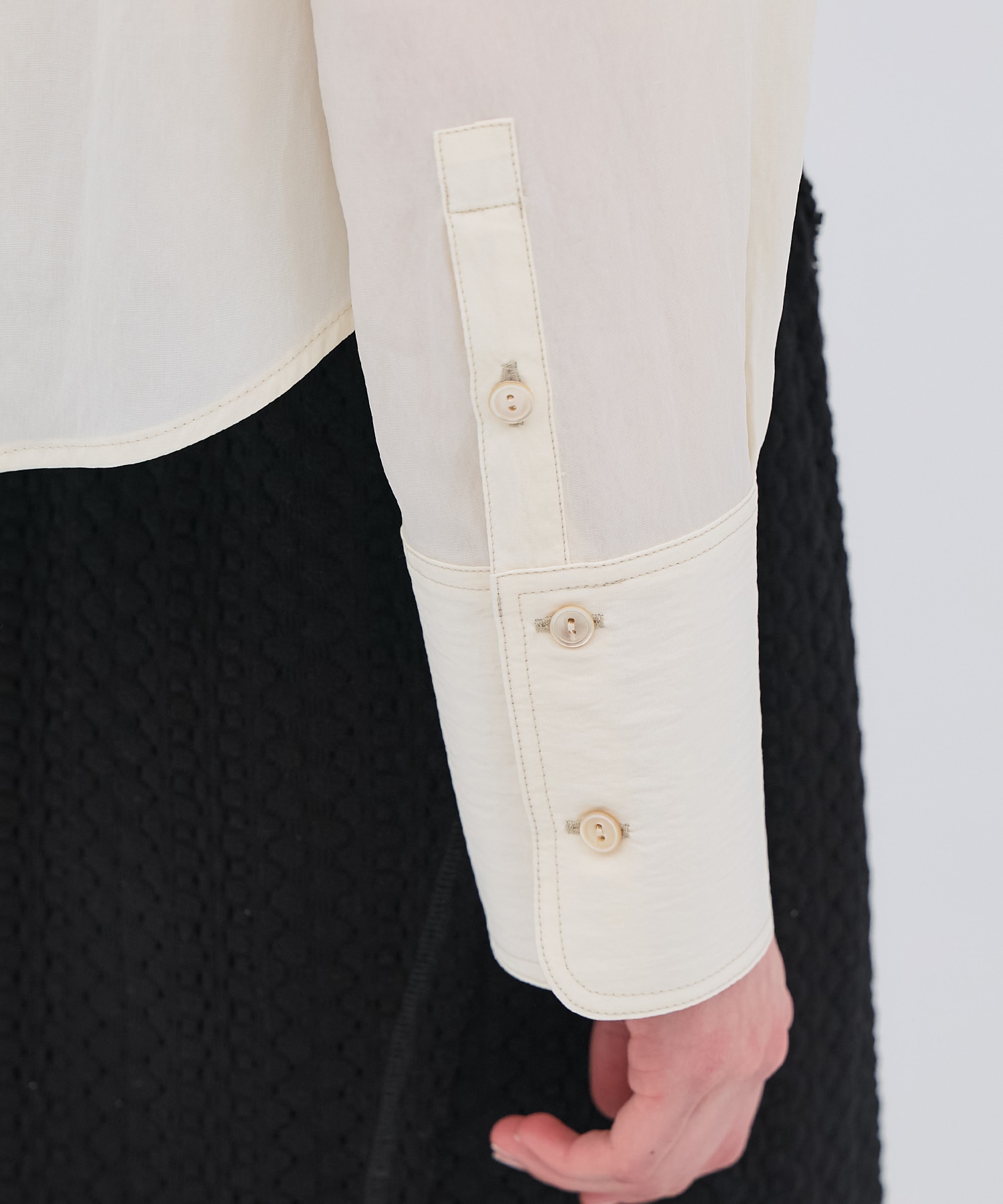 ダブルポケットレーヨンショートシャツ