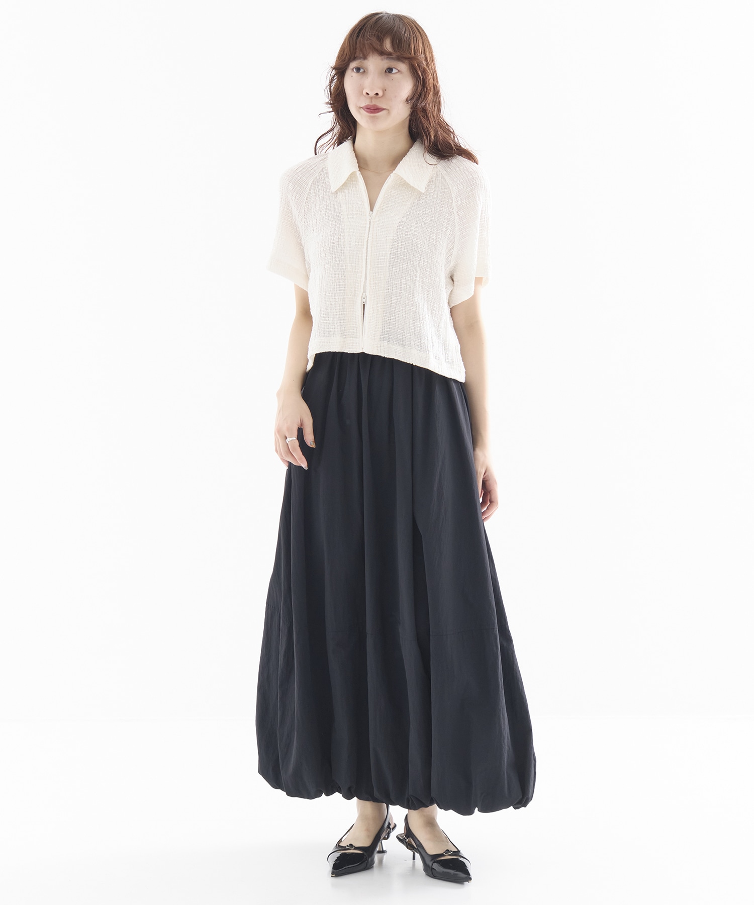 スラブリブフロントジップTOP