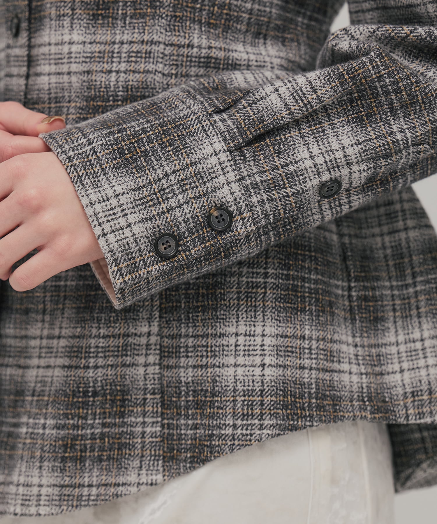 ソフトネルオーバーチェックシャツ