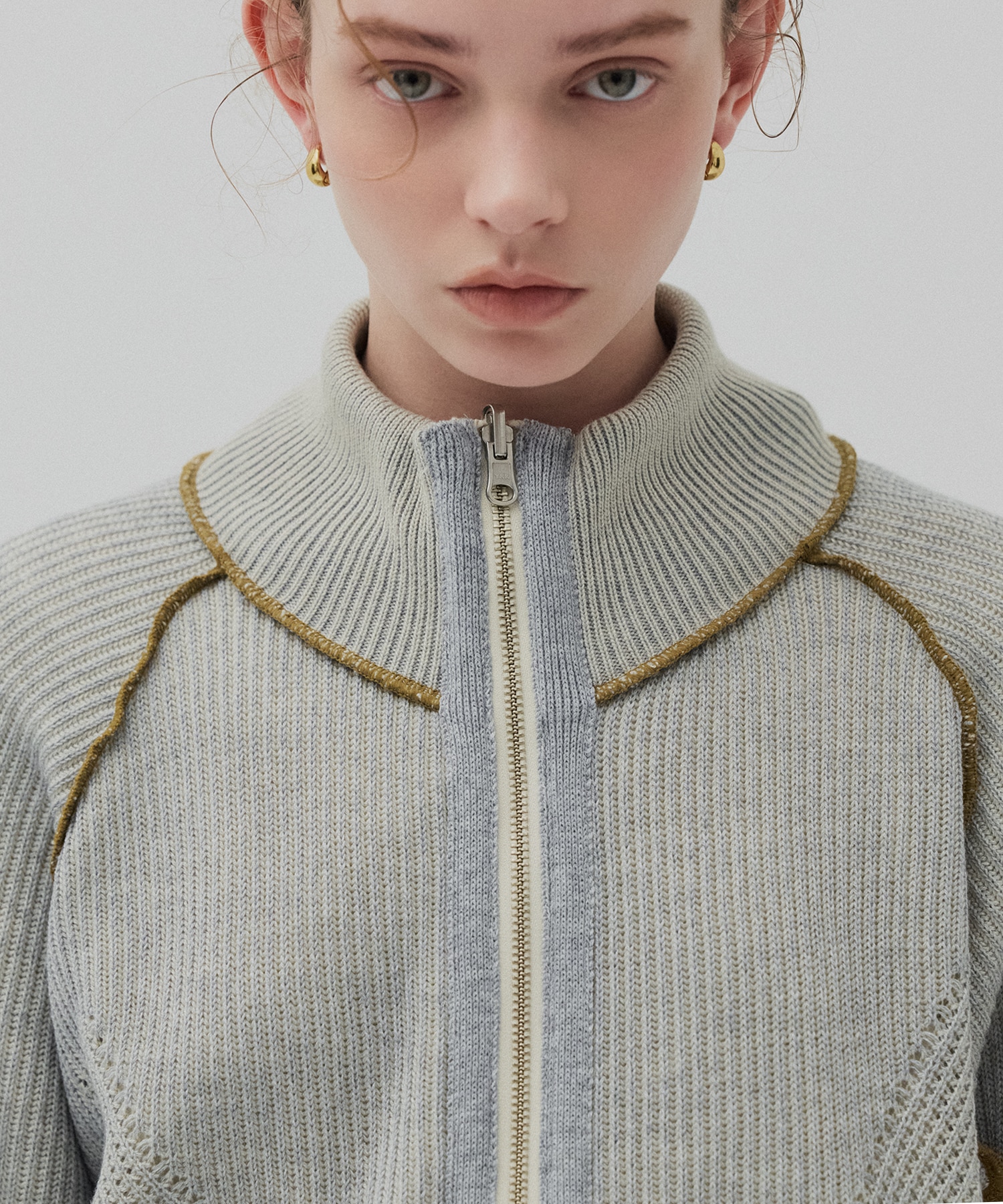 ダブルリブリバードライバーズニット