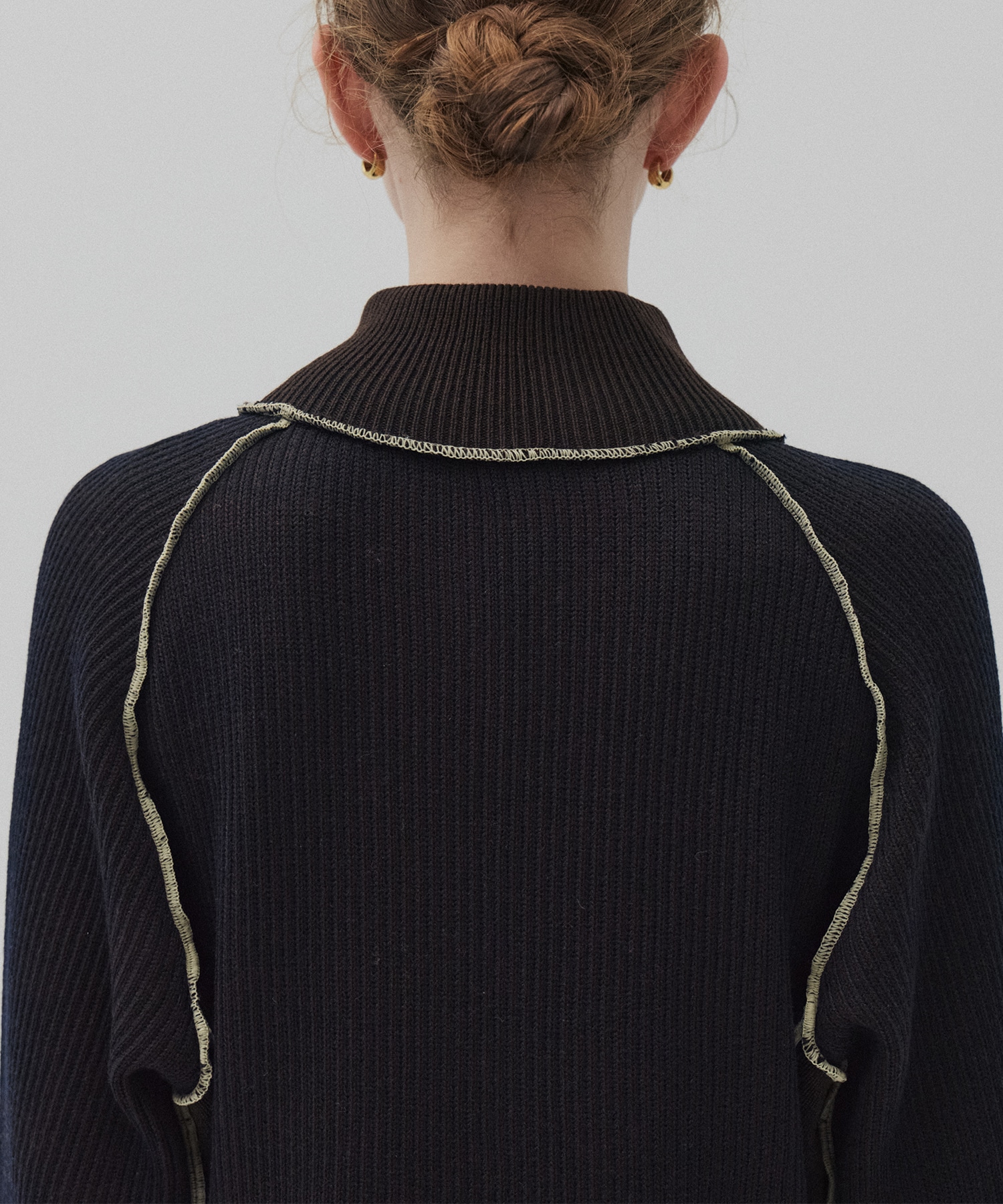 ダブルリブリバードライバーズニット