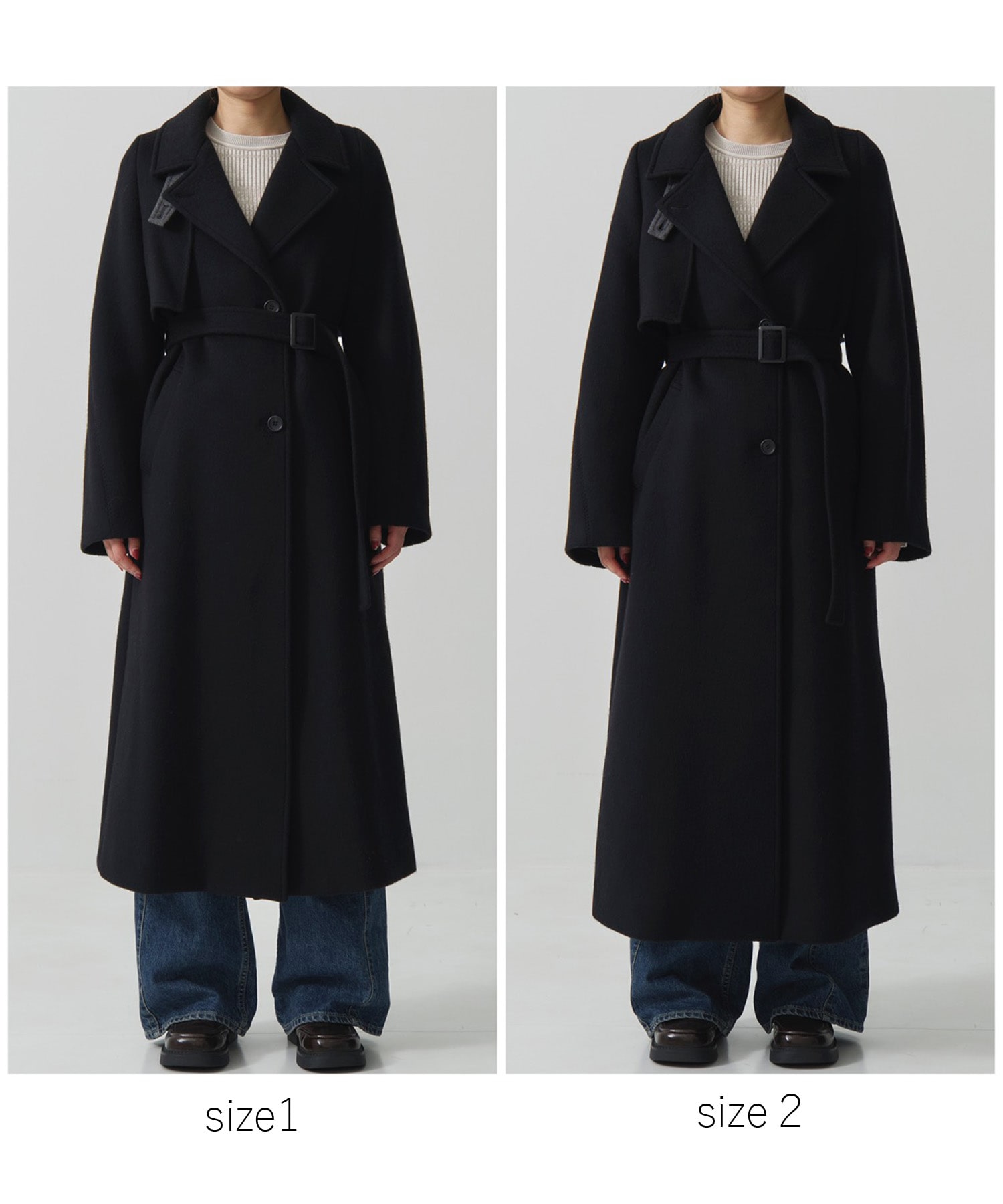 LAMBSアシメオーバーヨークコート