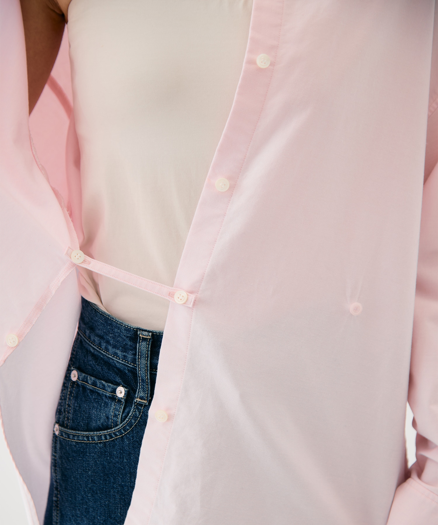 ウォッシュドオックスシャツ