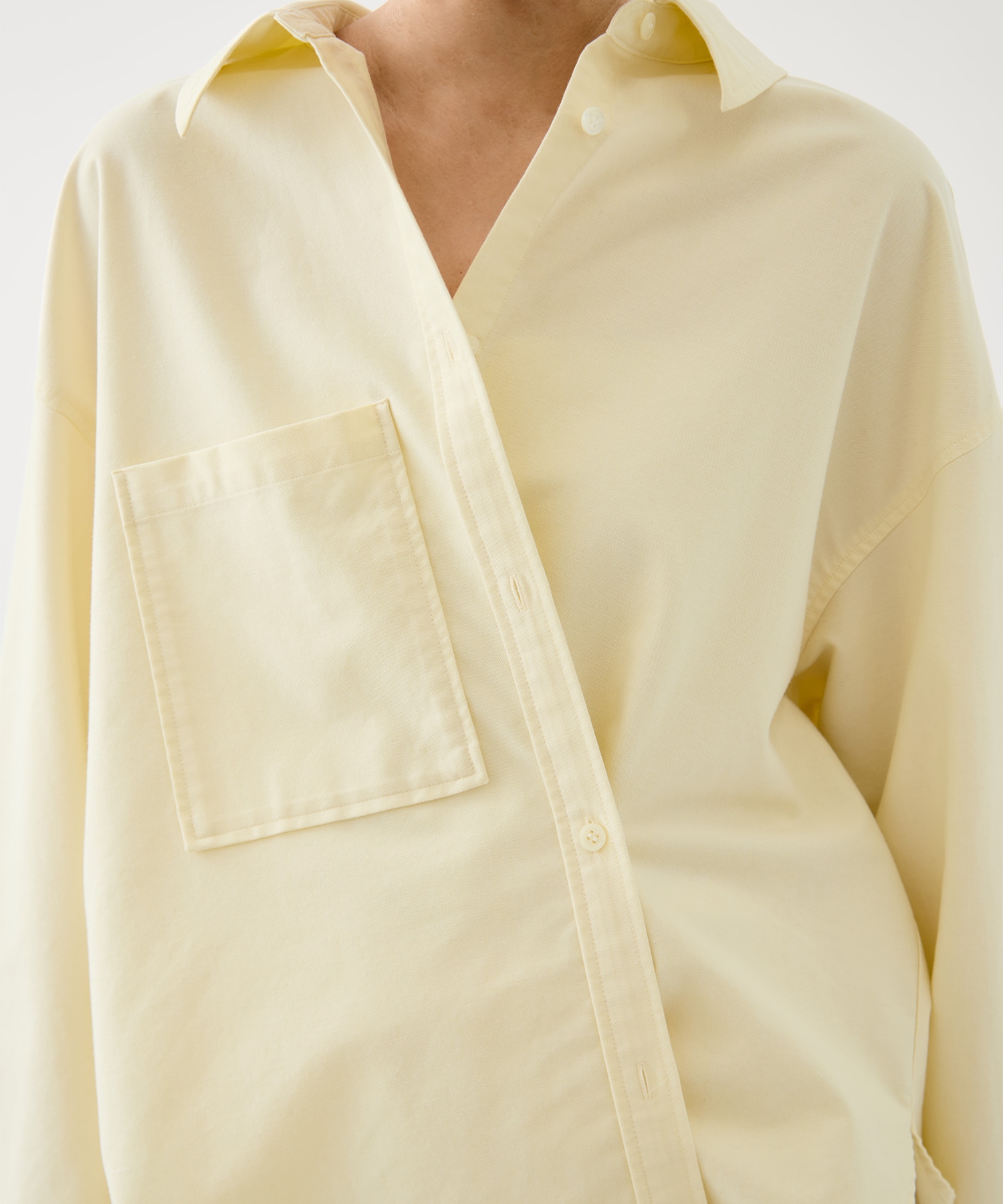 ウォッシュドオックスシャツ