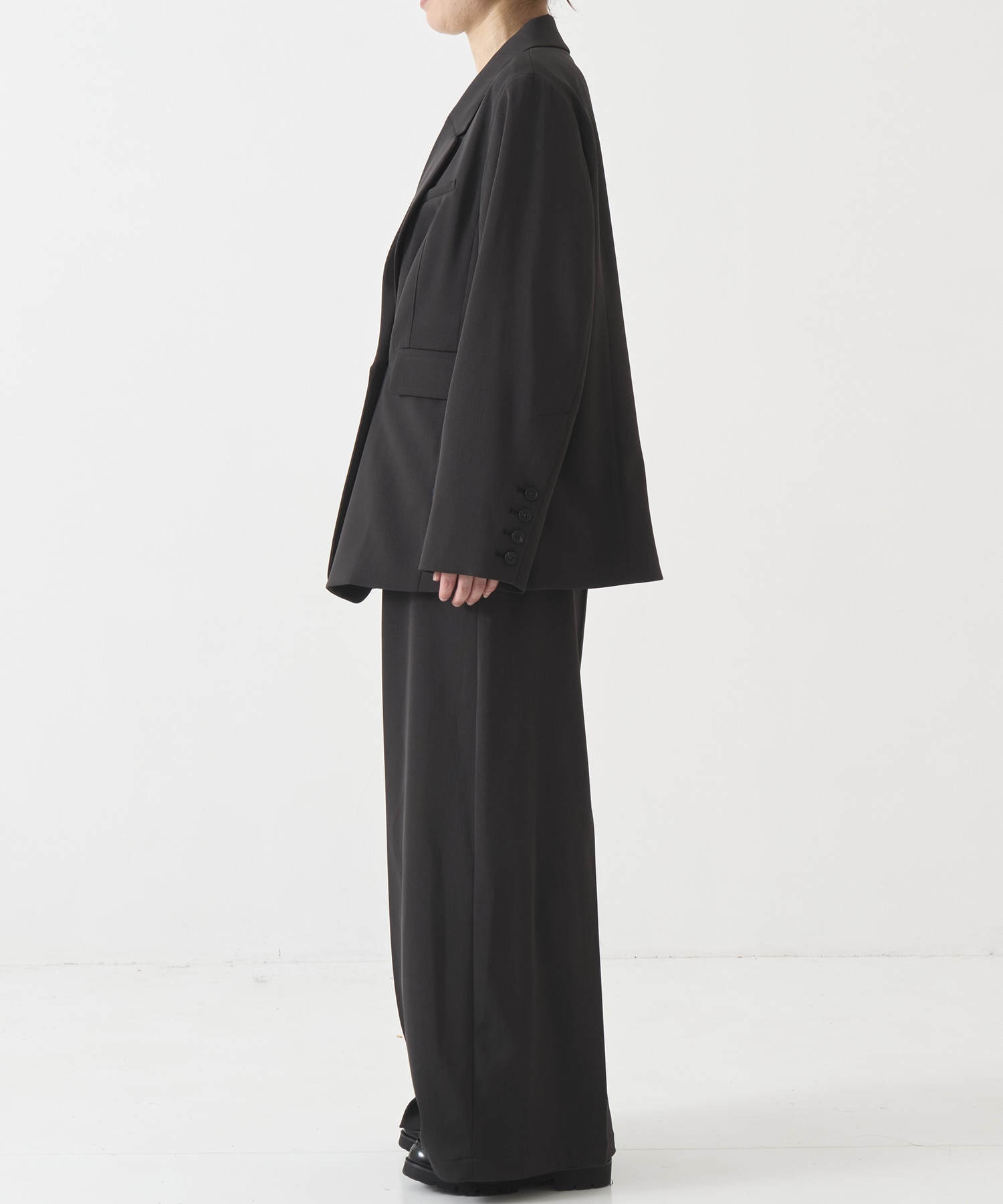 シルキーツイルダブルジャケット