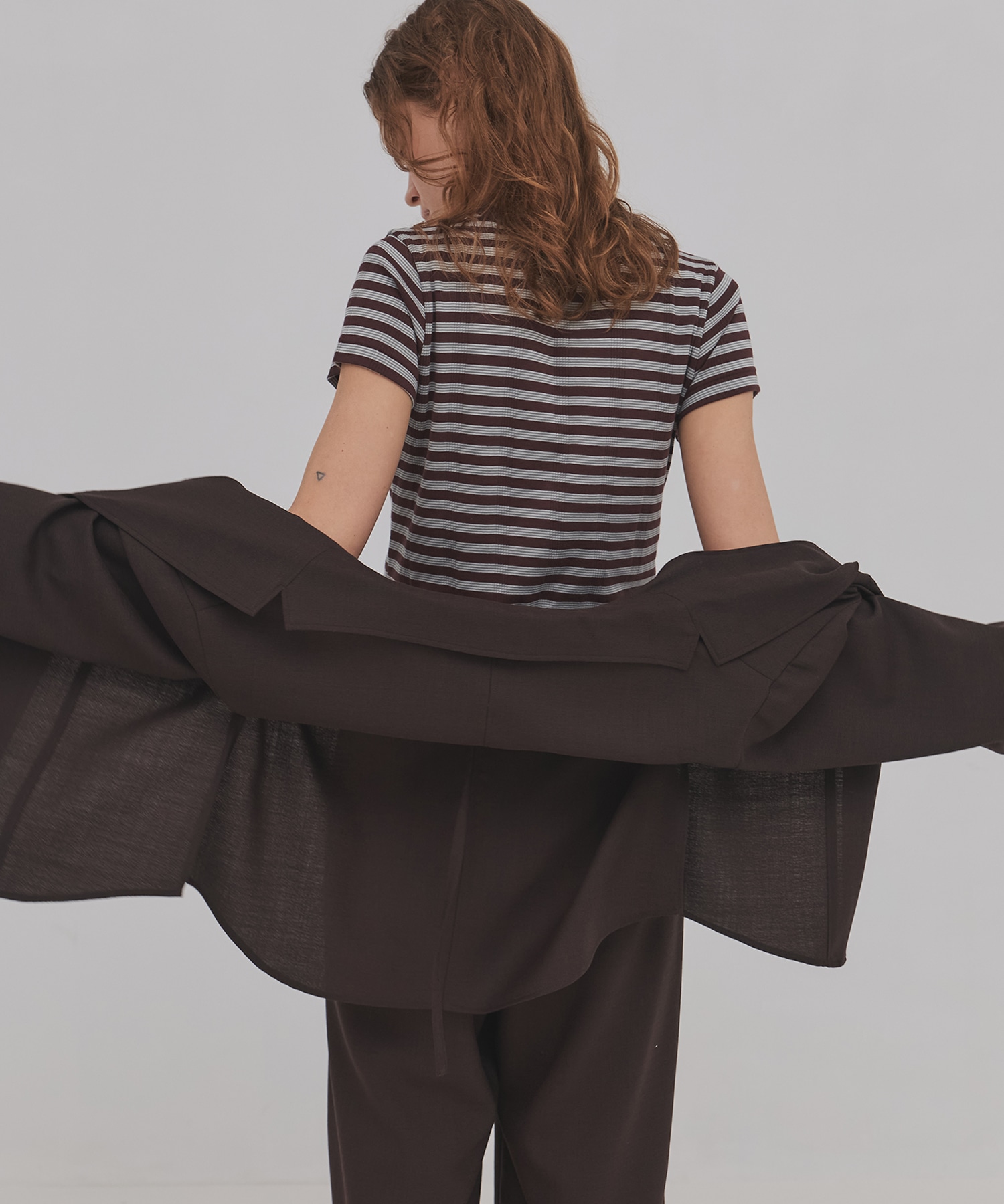 ウールジョーゼットジャケット