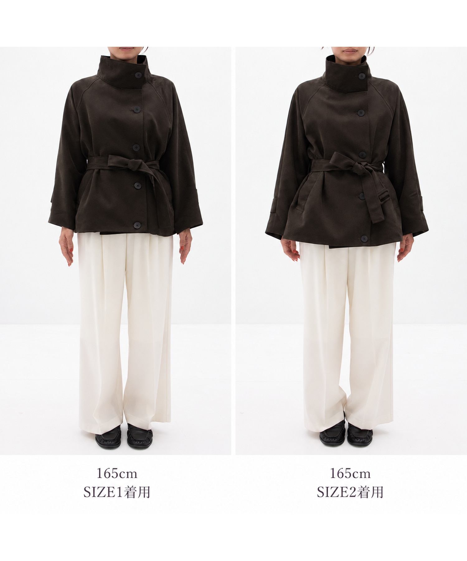 【数量限定|WEBのみ予約受付中】ファンネルネックショートトレンチコート