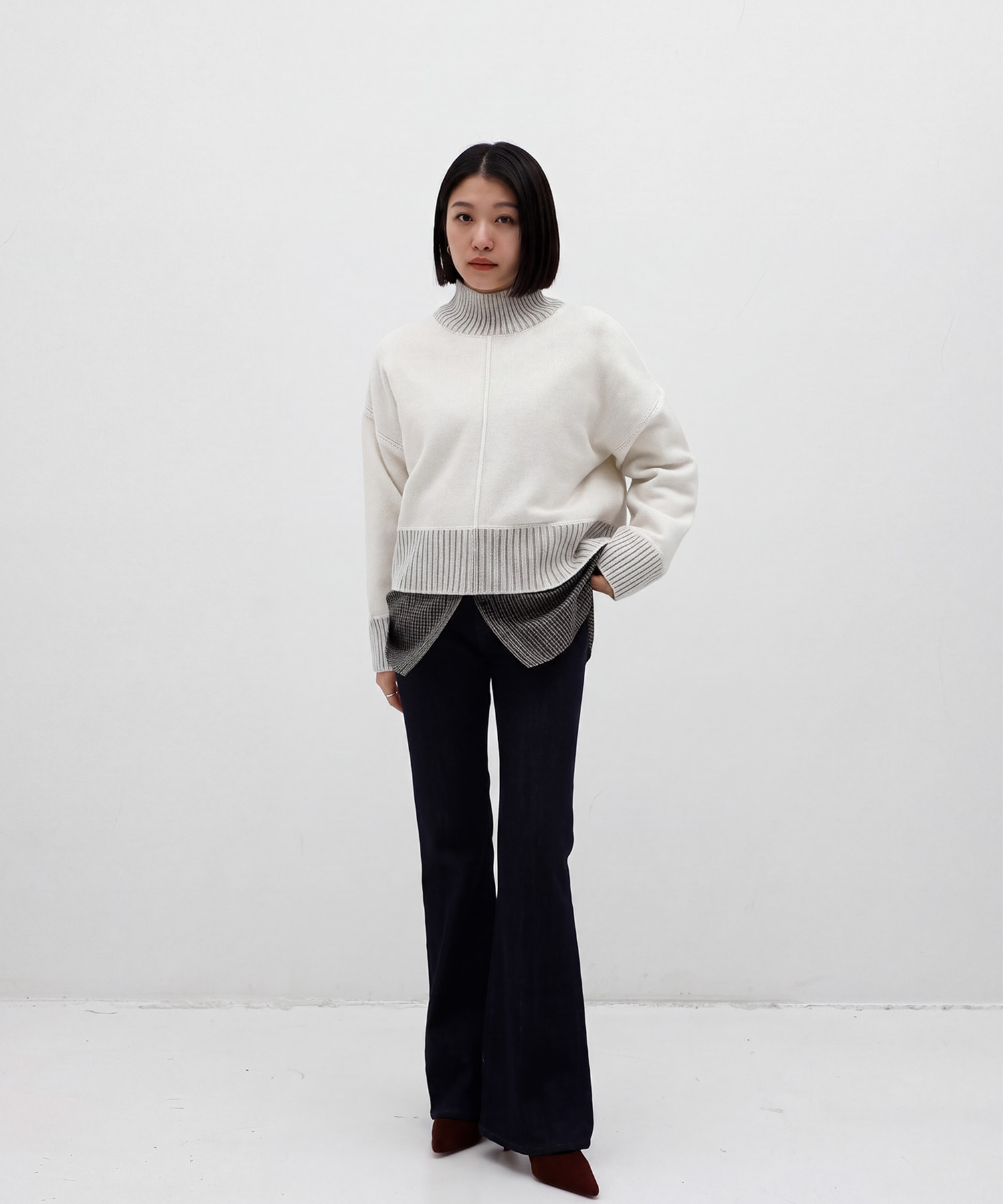 【WEB先行発売】エアウールショートニット