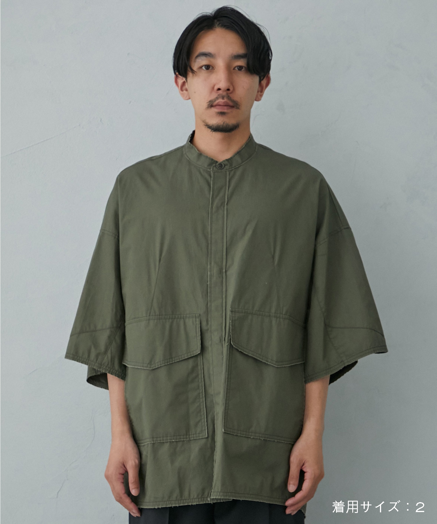 ミリタリーステッチブルゾン S/S