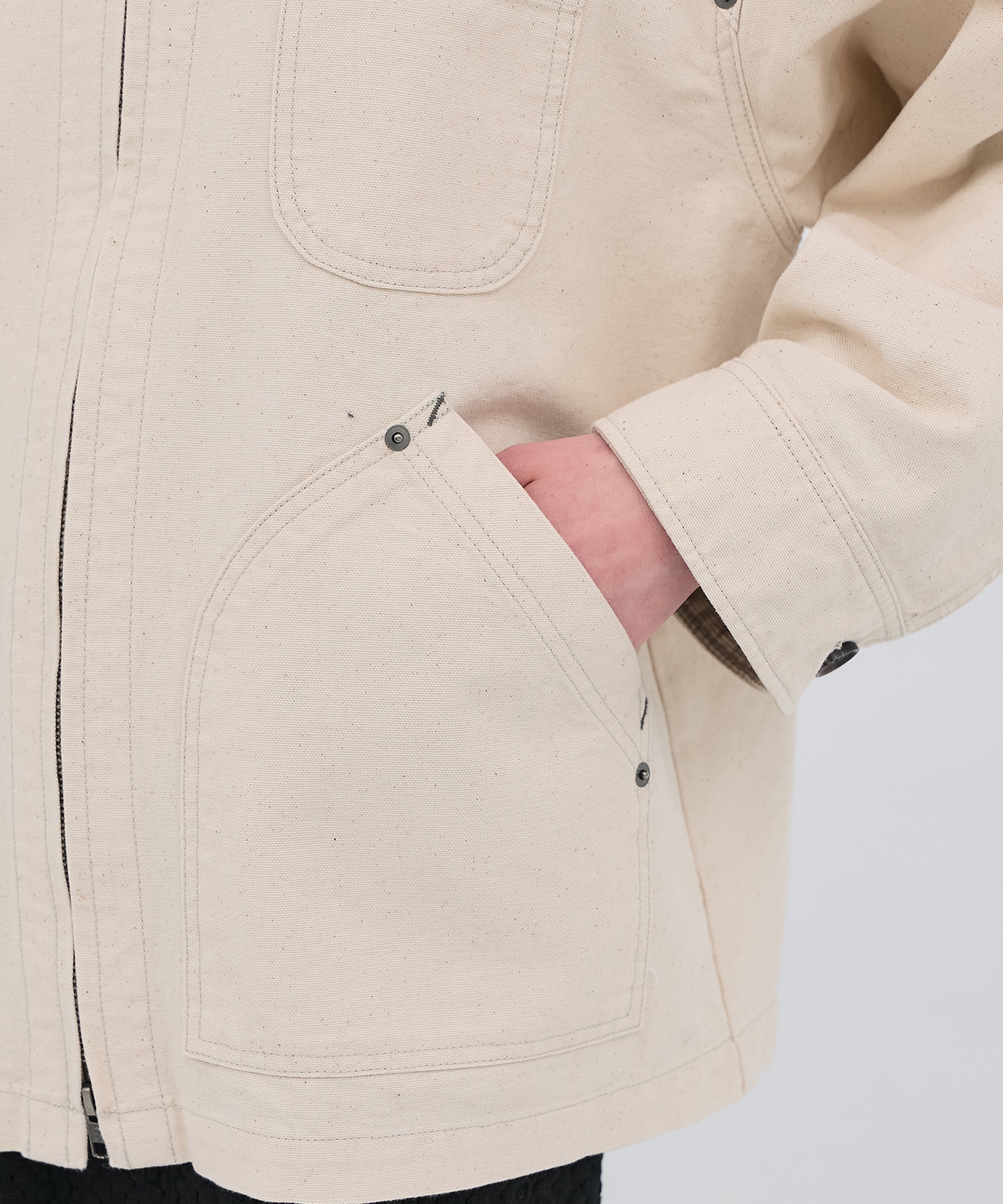 ジップカバーオールブルゾン