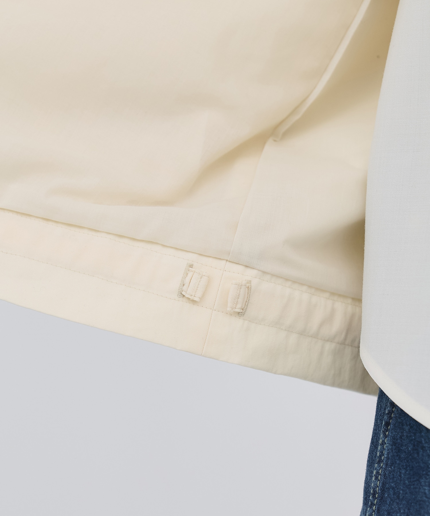 ファンネルネックショートトレンチコート