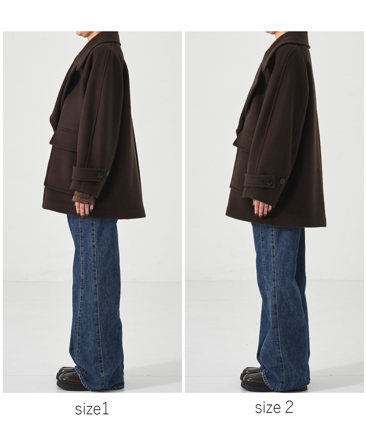 ワイドラペルコート