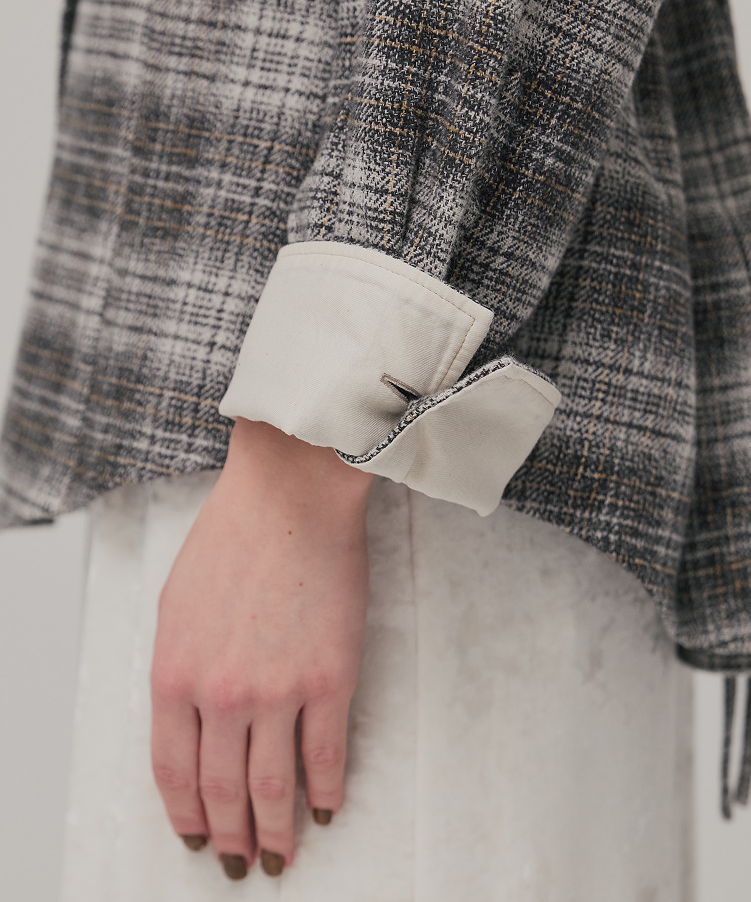 ソフトネルオーバーチェックシャツ