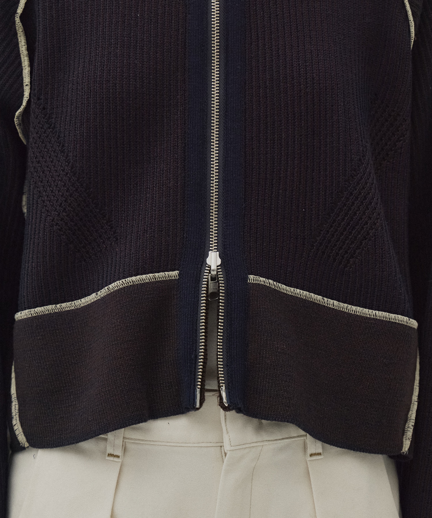 ダブルリブリバードライバーズニット