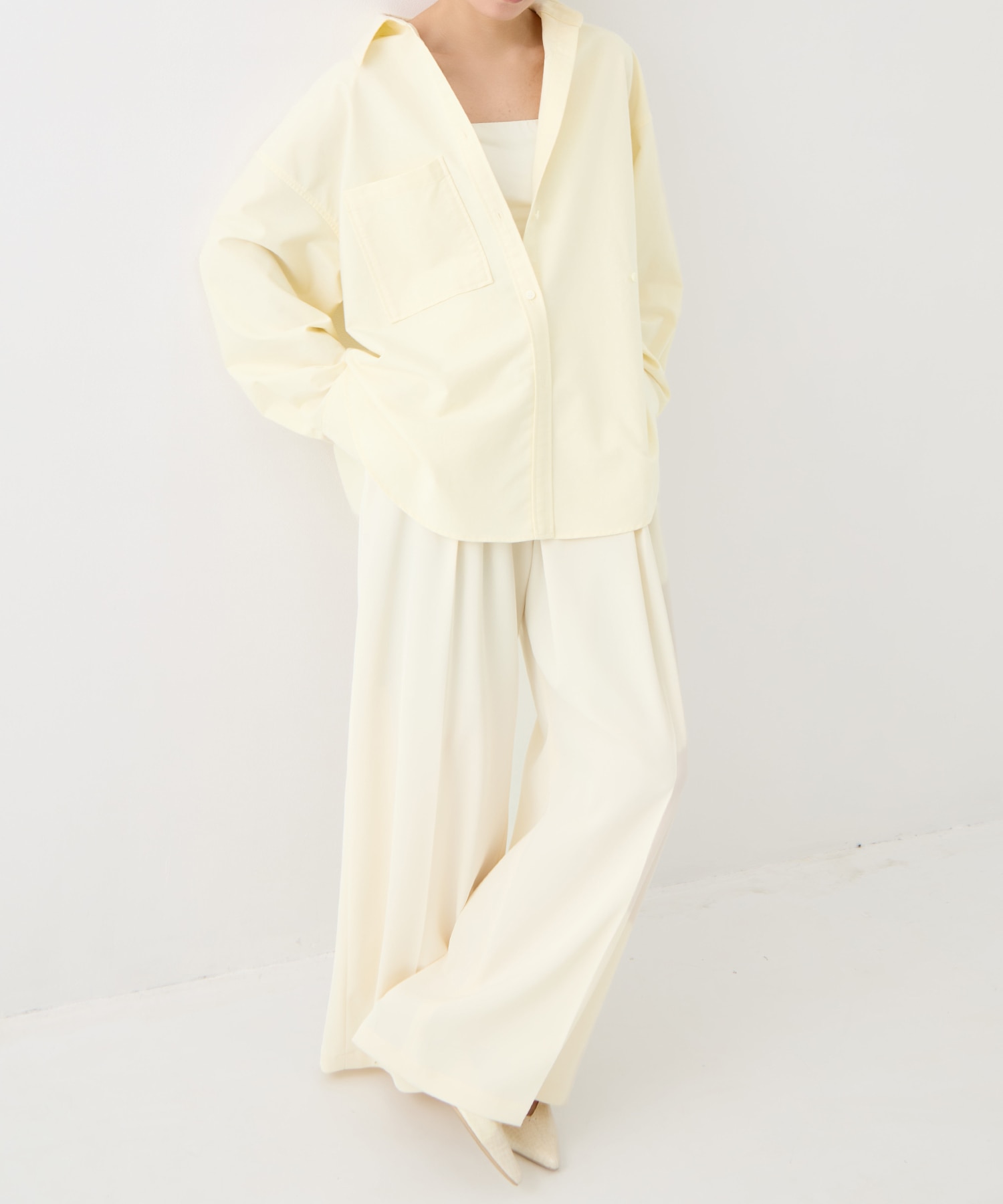 ウォッシュドオックスシャツ