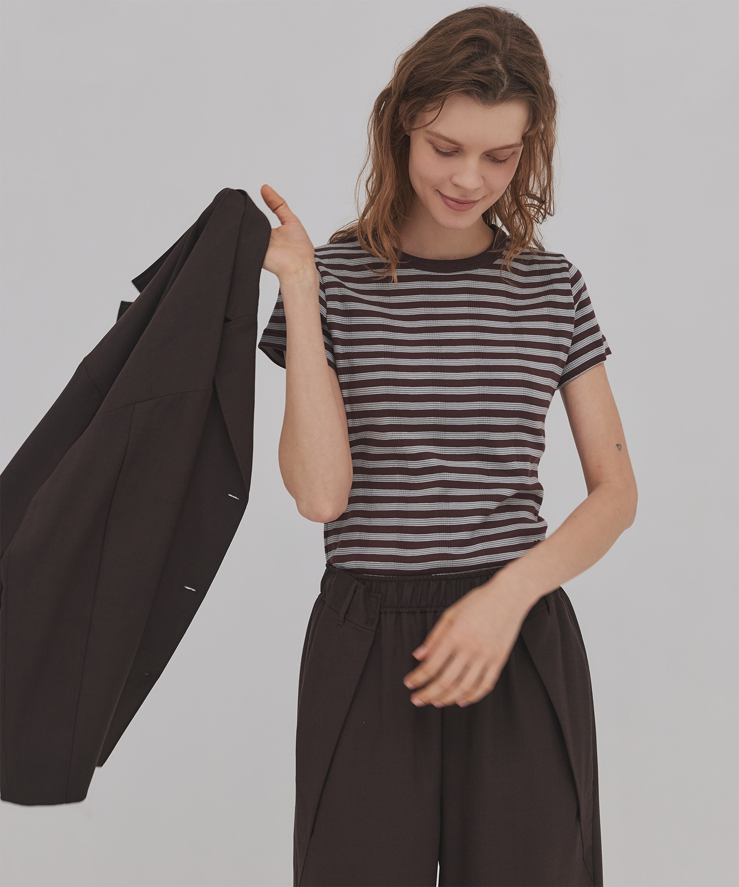 ウールジョーゼットジャケット