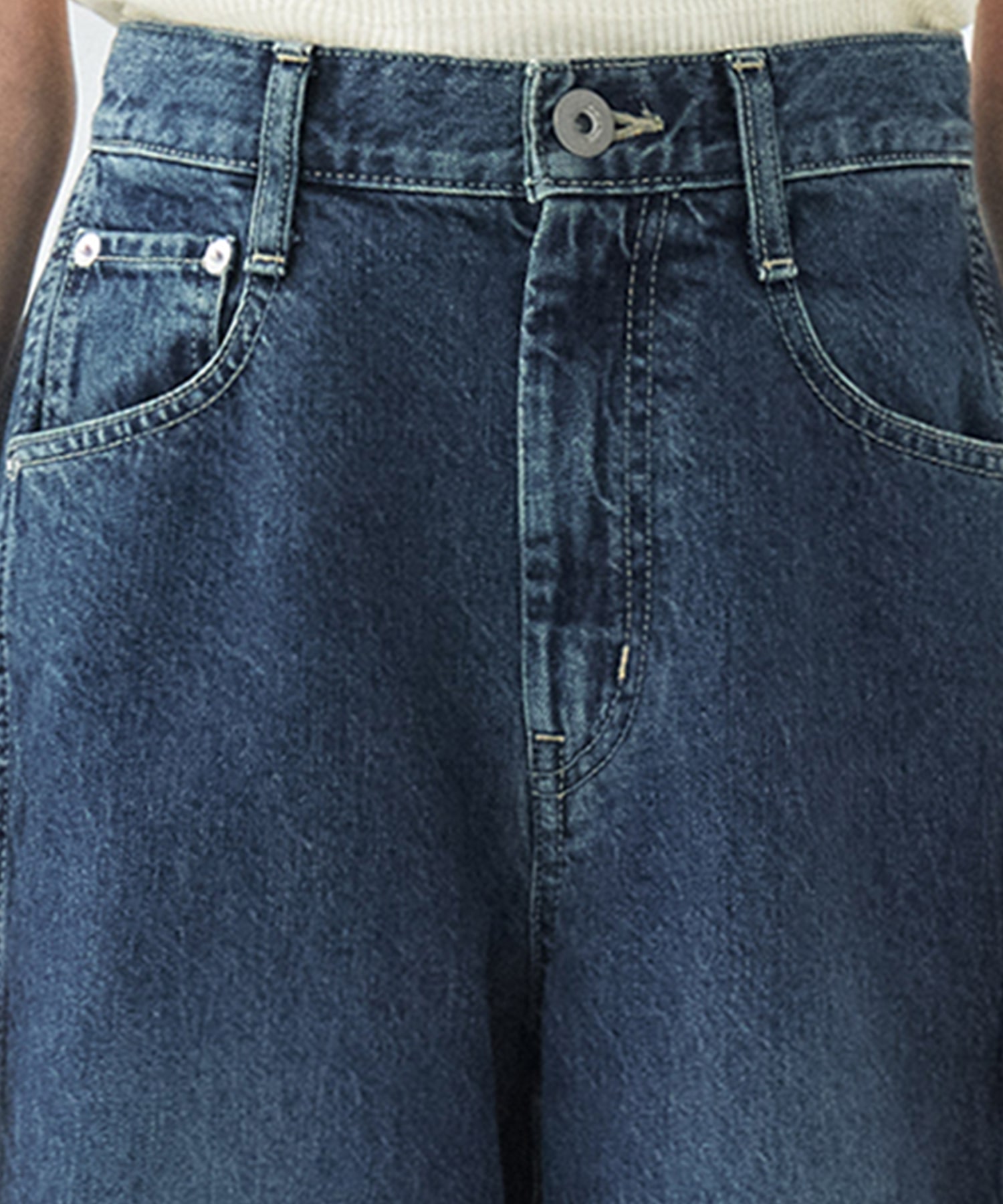 【WEB限定再入荷｜完売間近】PUBLIC DENIM BLU CURVE