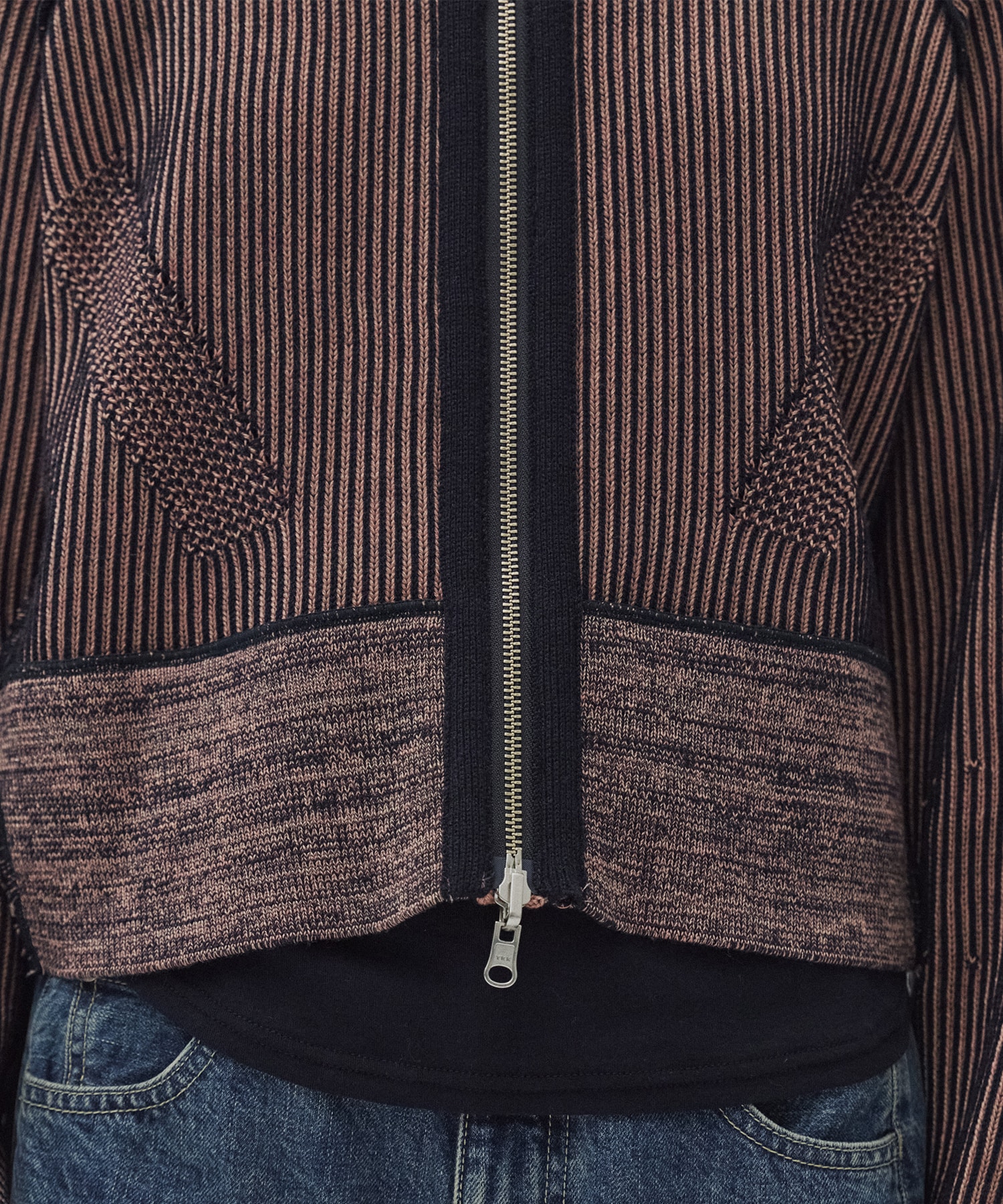 ダブルリブリバードライバーズニット