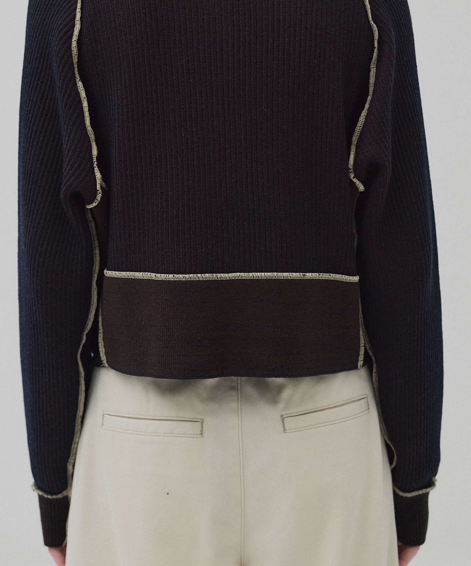 ダブルリブリバードライバーズニット