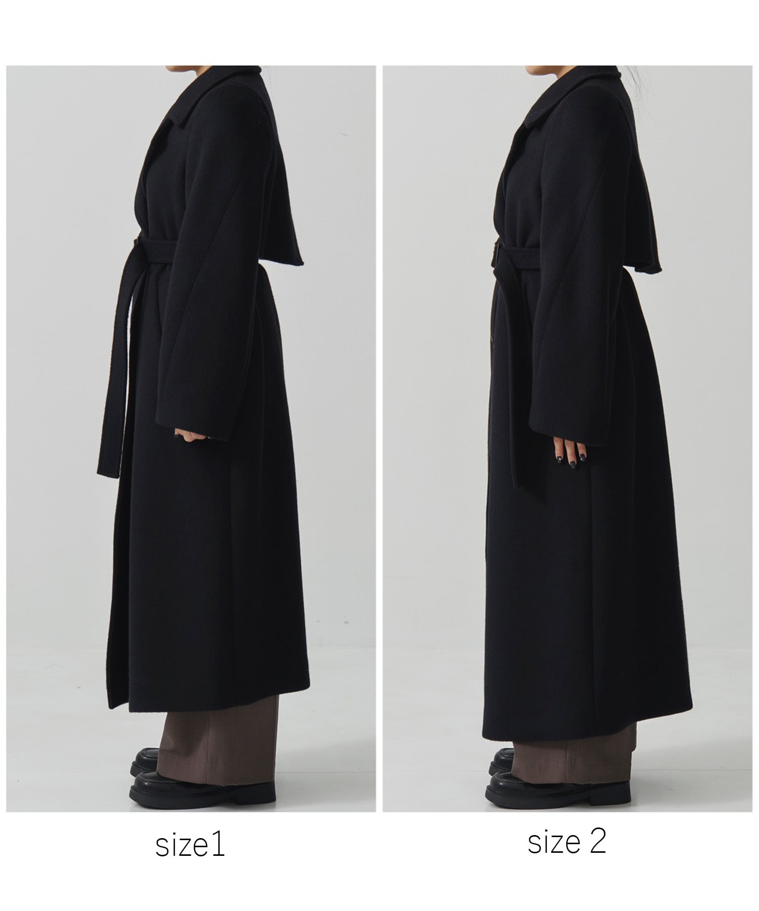 〈残りわずか〉LAMBSアシメオーバーヨークコート