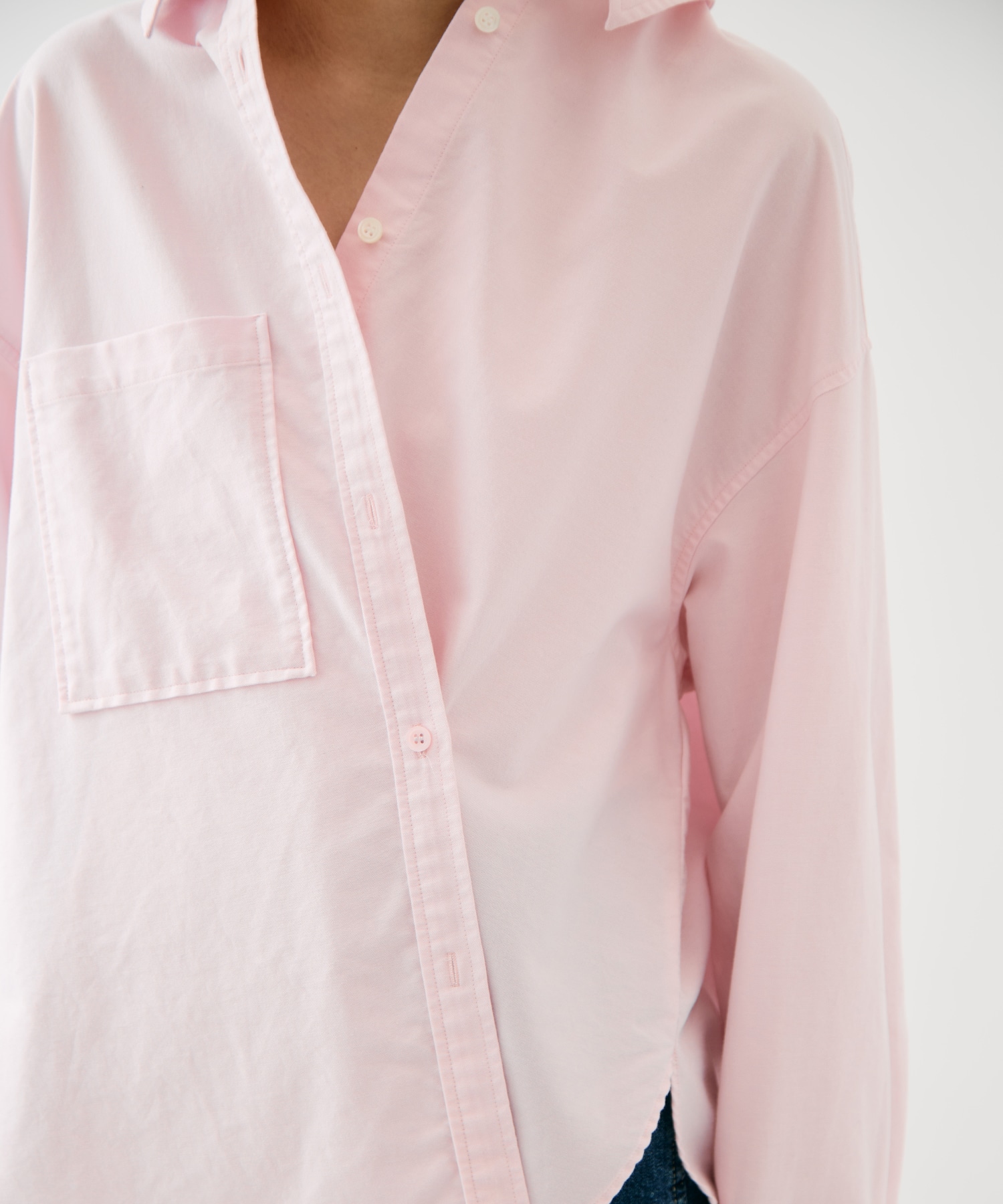 ウォッシュドオックスシャツ