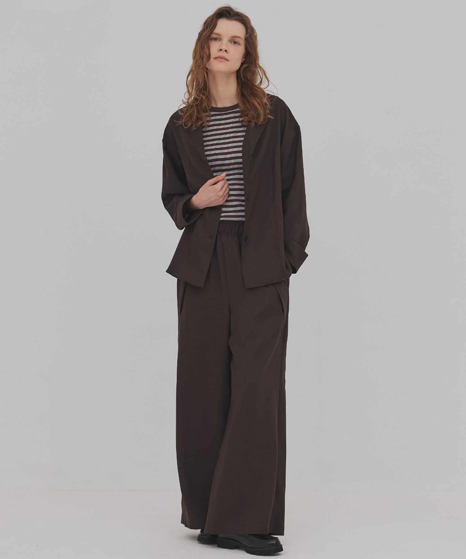 ウールジョーゼットジャケット