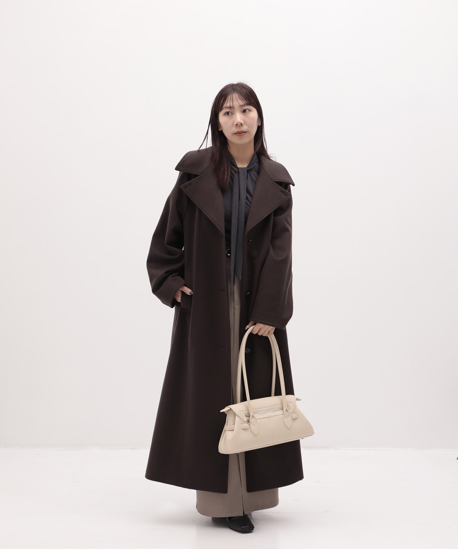 【WEB限定｜数量限定】wool100 3wayロングコート