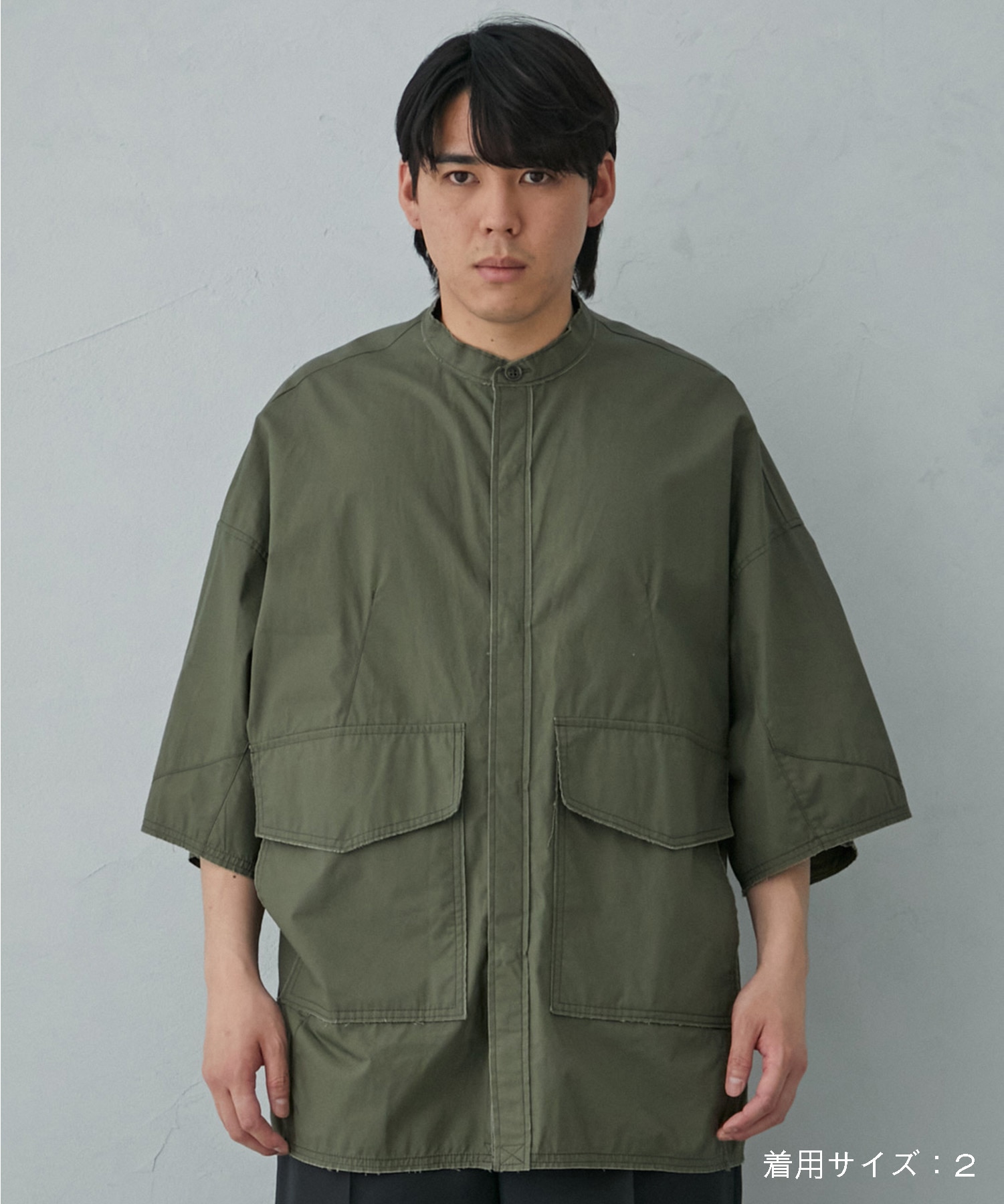 ミリタリーステッチブルゾン S/S
