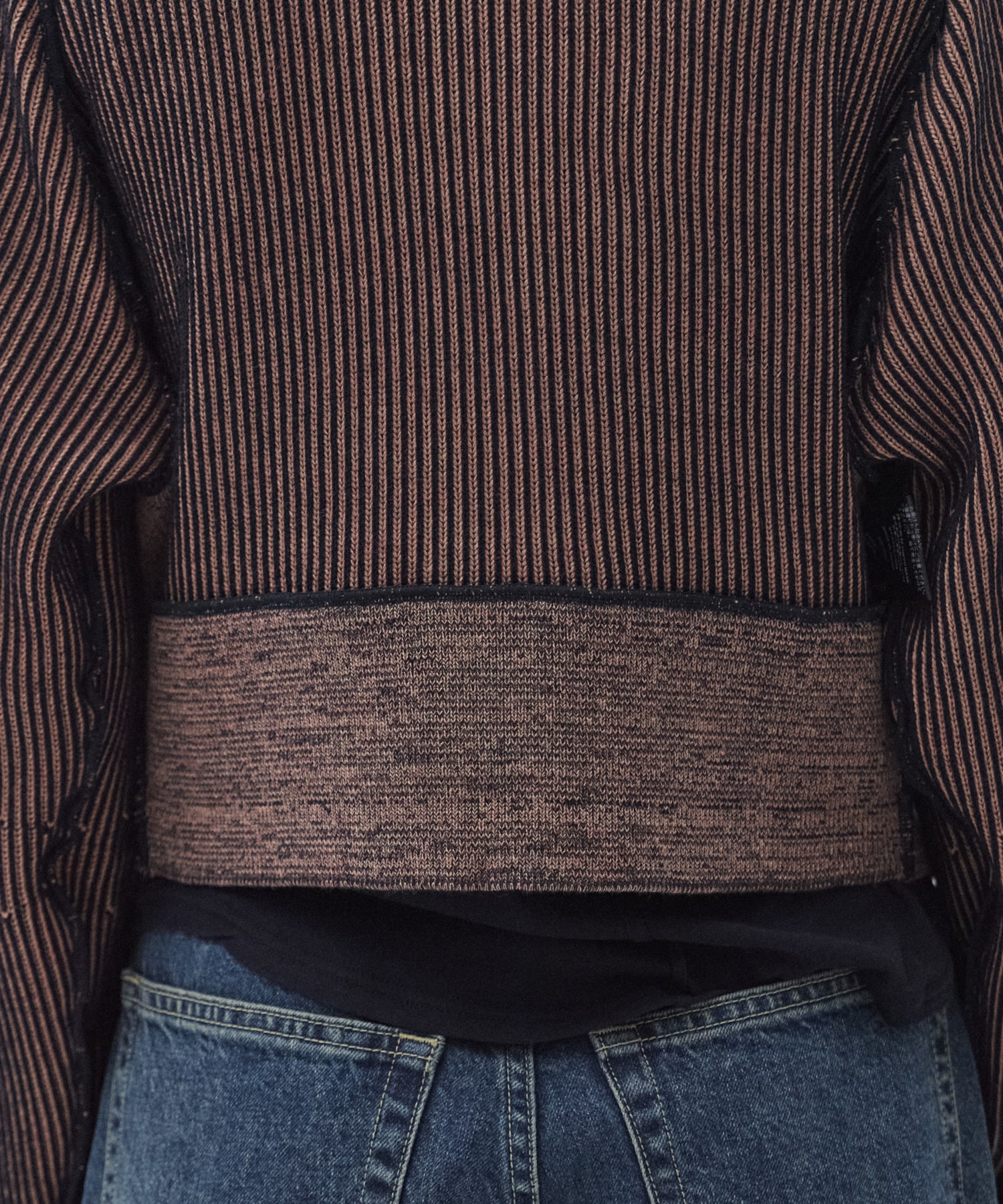 ダブルリブリバードライバーズニット