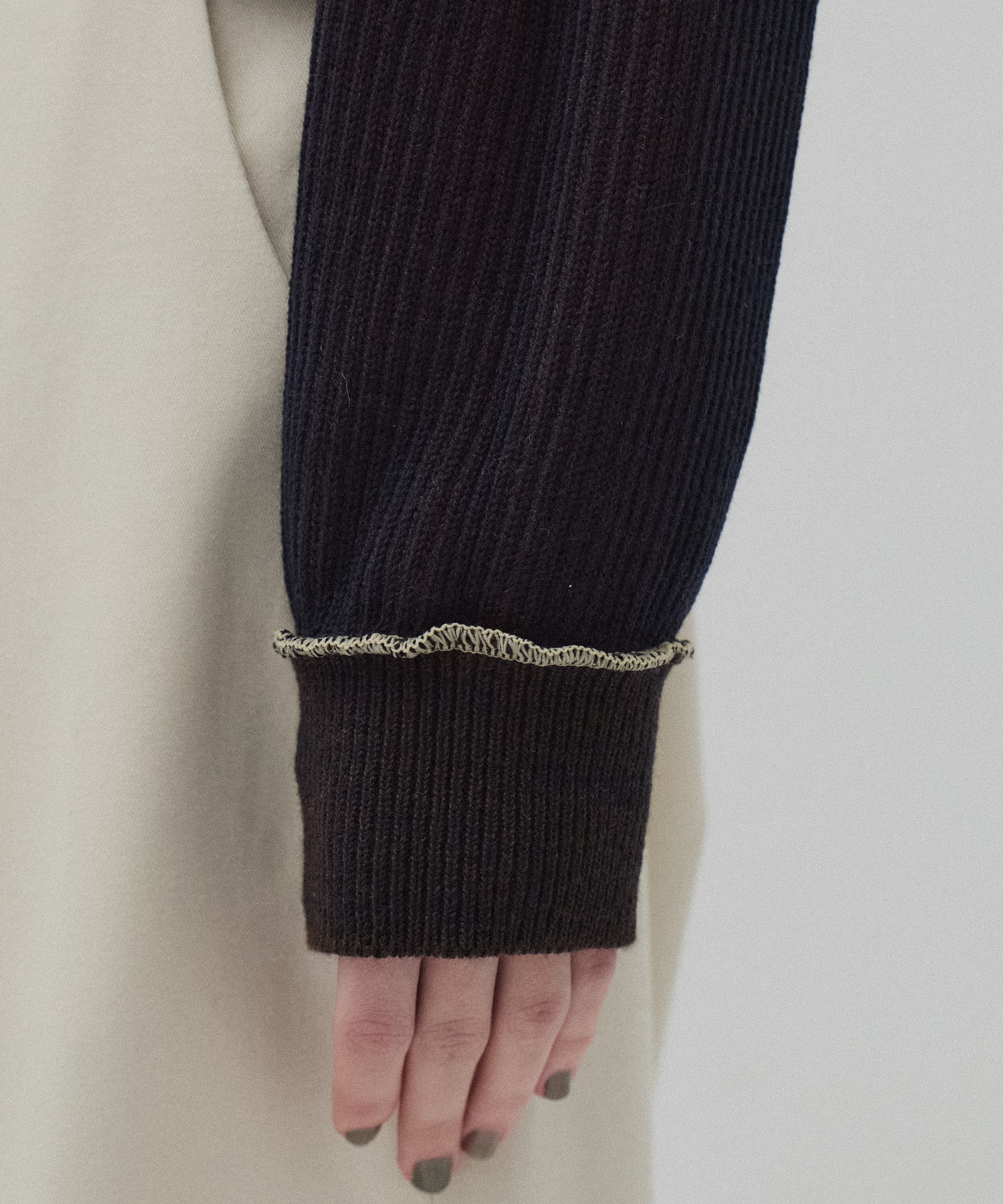 ダブルリブリバードライバーズニット