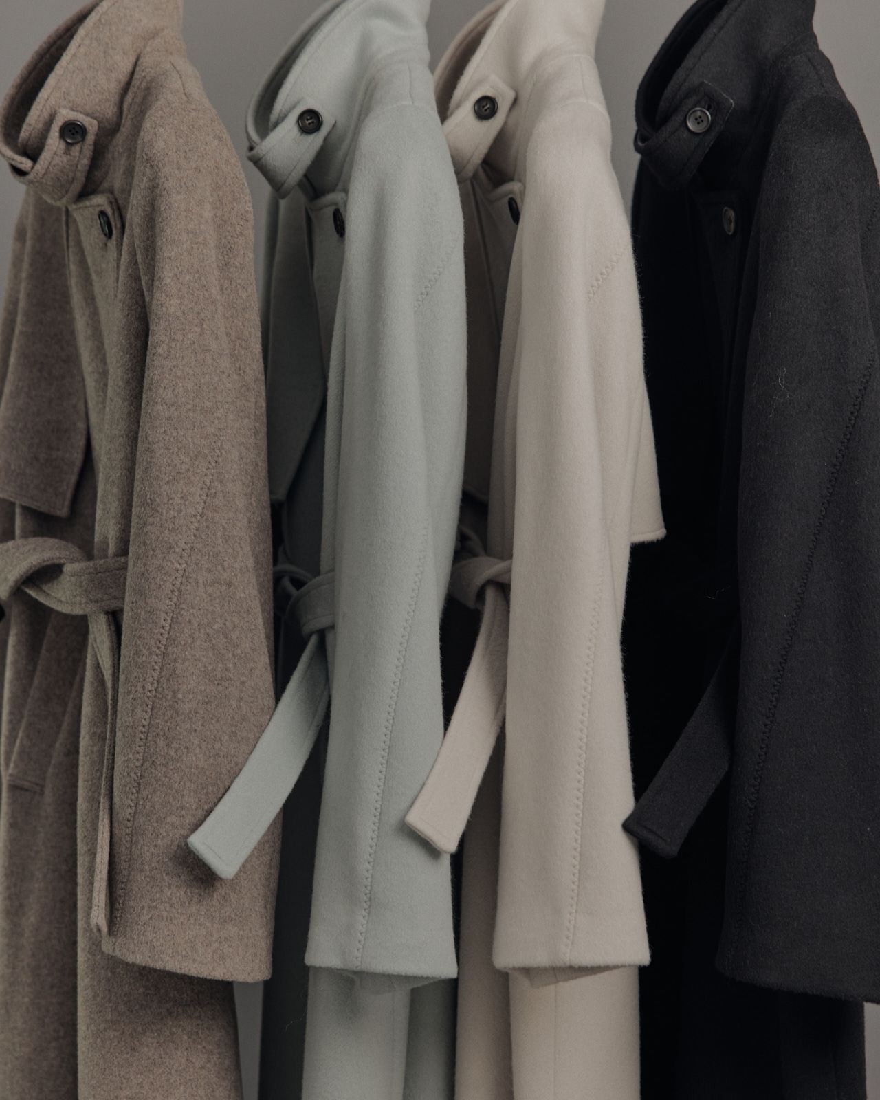 LAMBSアシメオーバーヨークコート