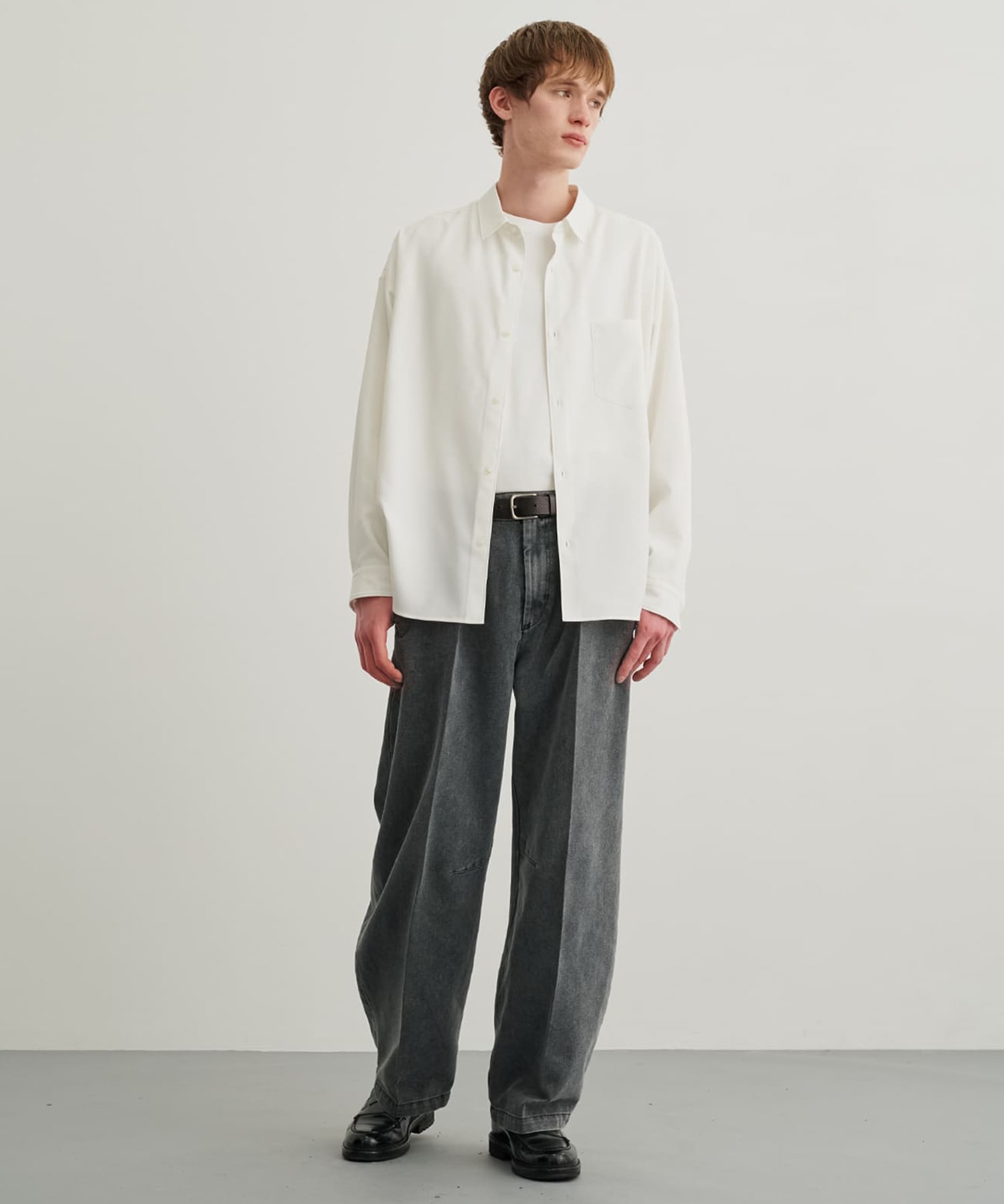清潔感◎ アドラー リラックスコンフォートシャツ 白 XL COMFORT SHIRT SERIES | PUBLIC TOKYO MEN