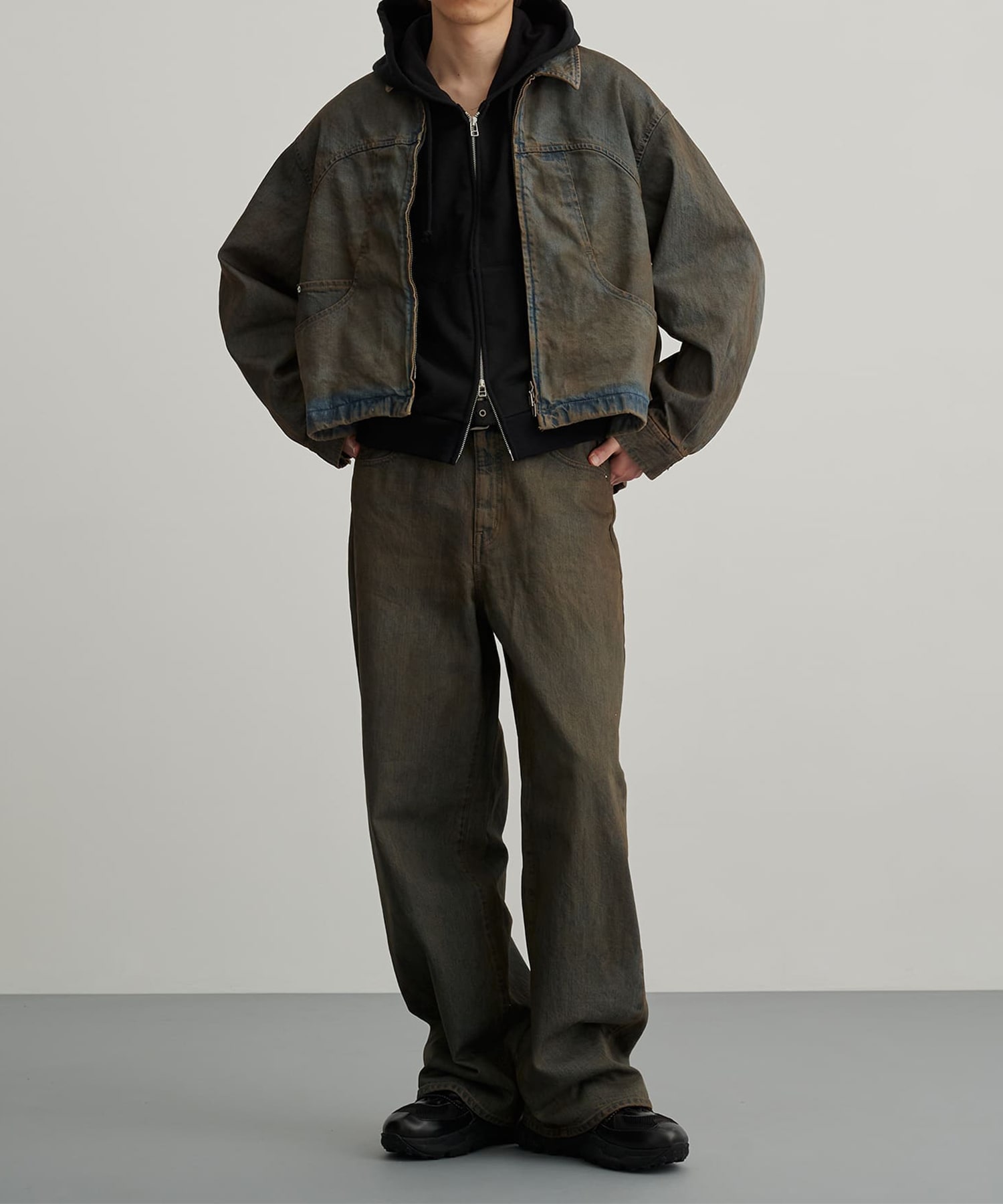 ジャケット・アウター PUBLIC TOKYO DENIM BLOUSON セットアップ対応>PUBLIC DENIM BLOUSON（デニムジャケット