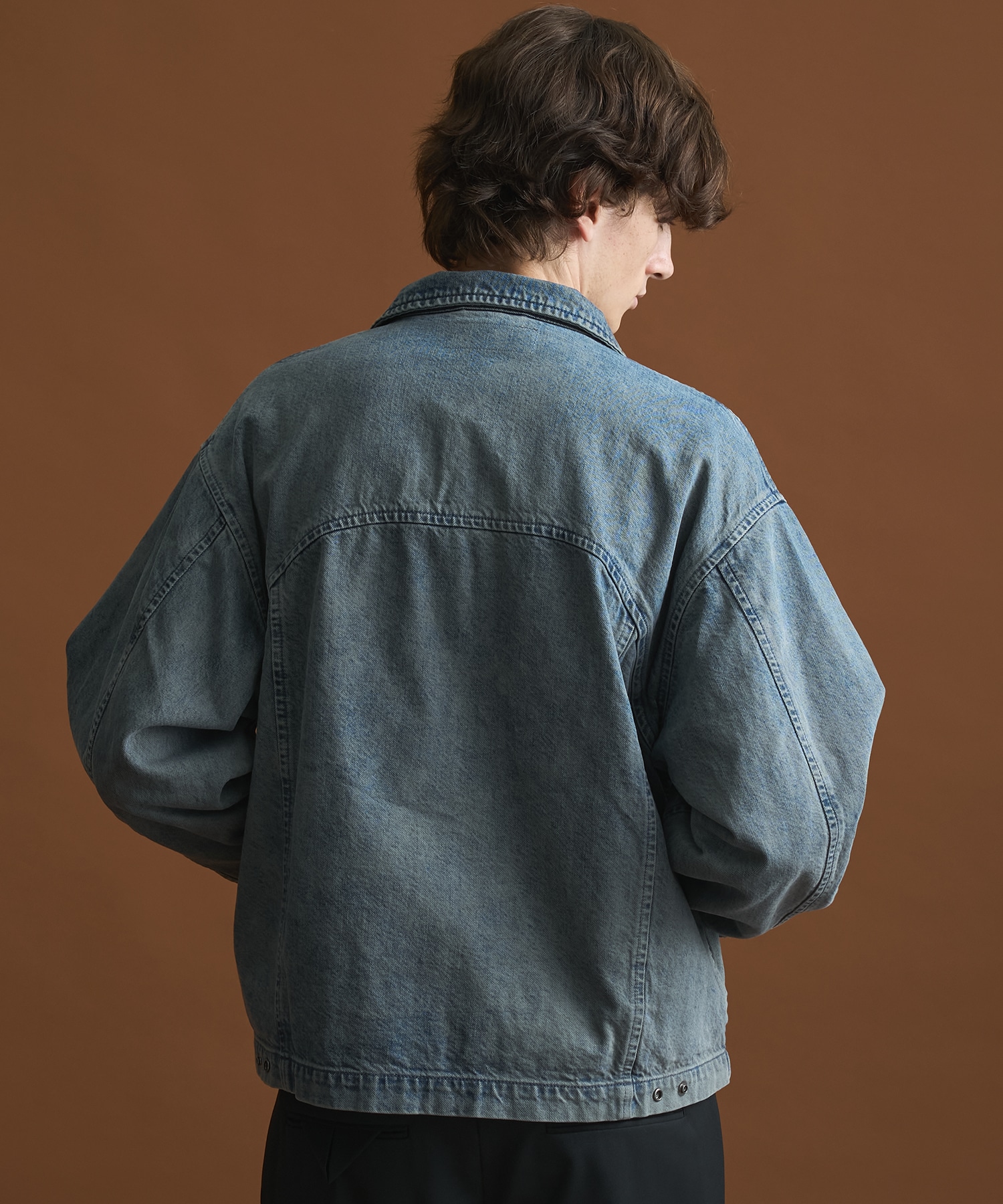 PUBLIC DENIM BLEACH BLOUSON