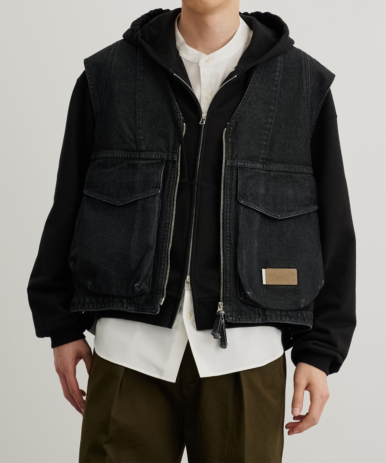 ×Wrangler ROPELOGO JEAN VEST