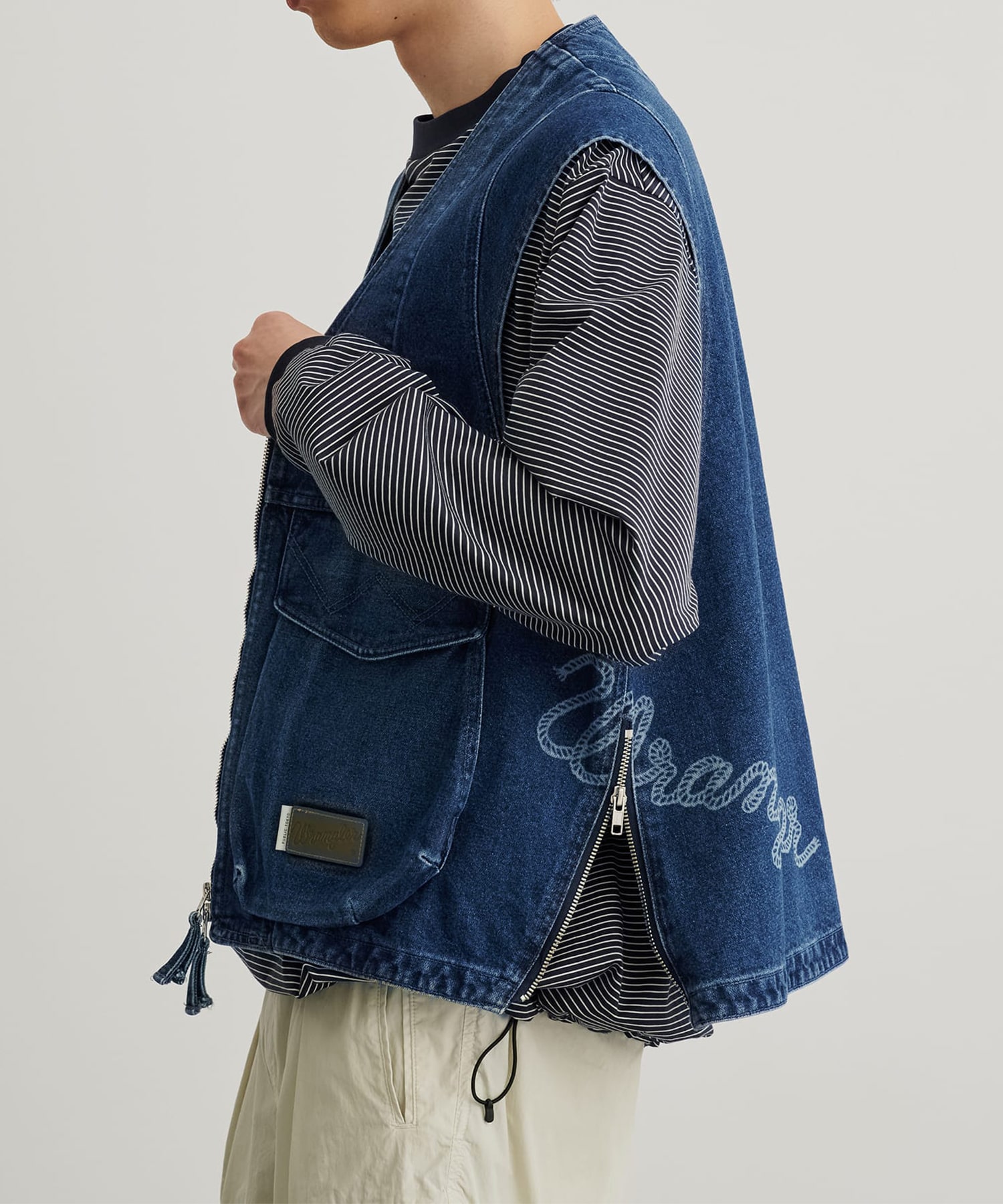 ×Wrangler ROPELOGO JEAN VEST