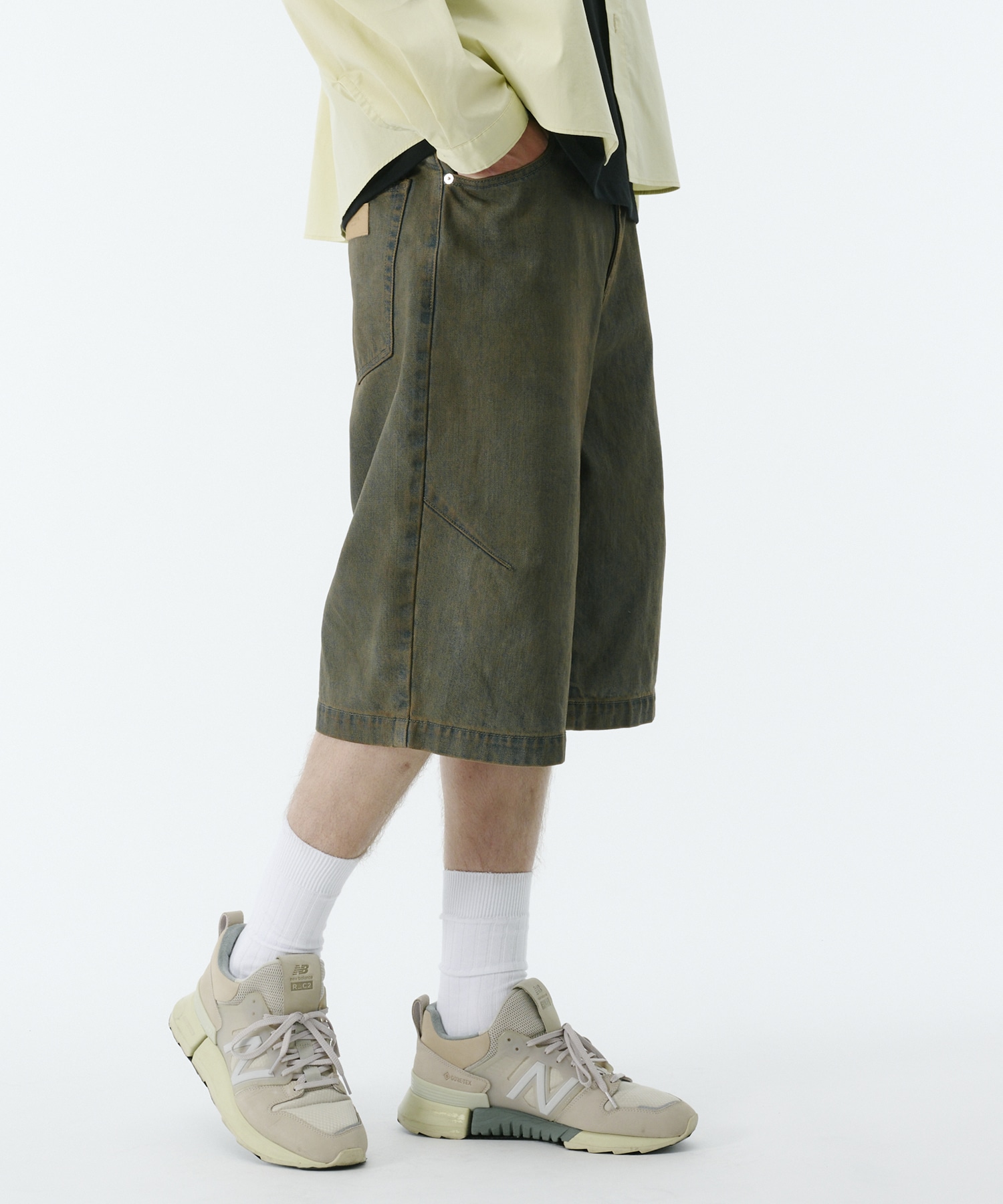 PUBLIC DENIM バギーデニムショートパンツ