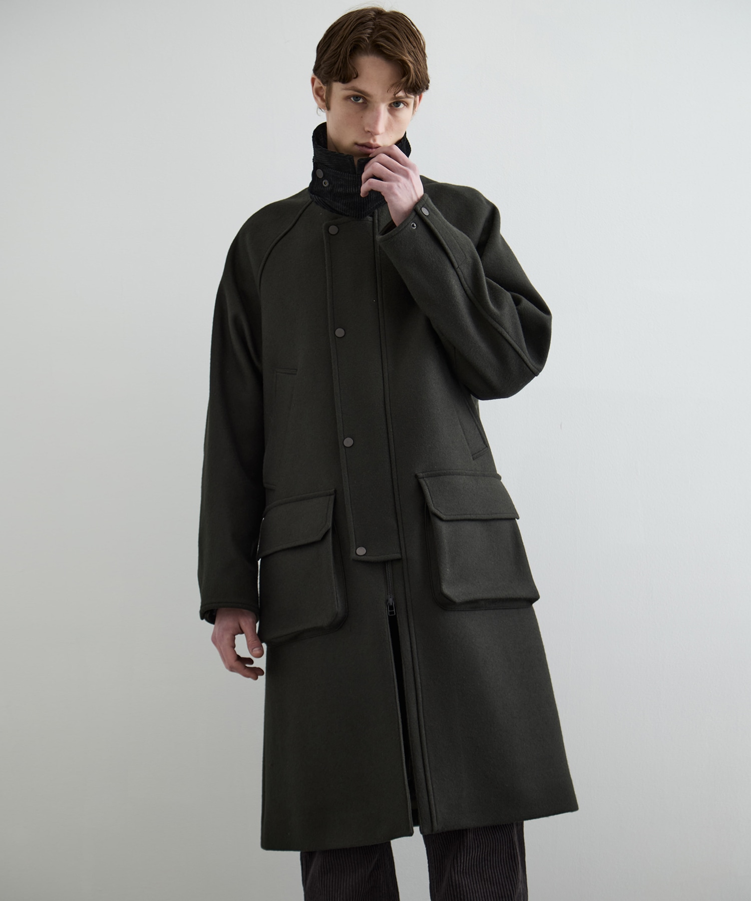 〈残りわずか〉S140メルトンハンティングコート