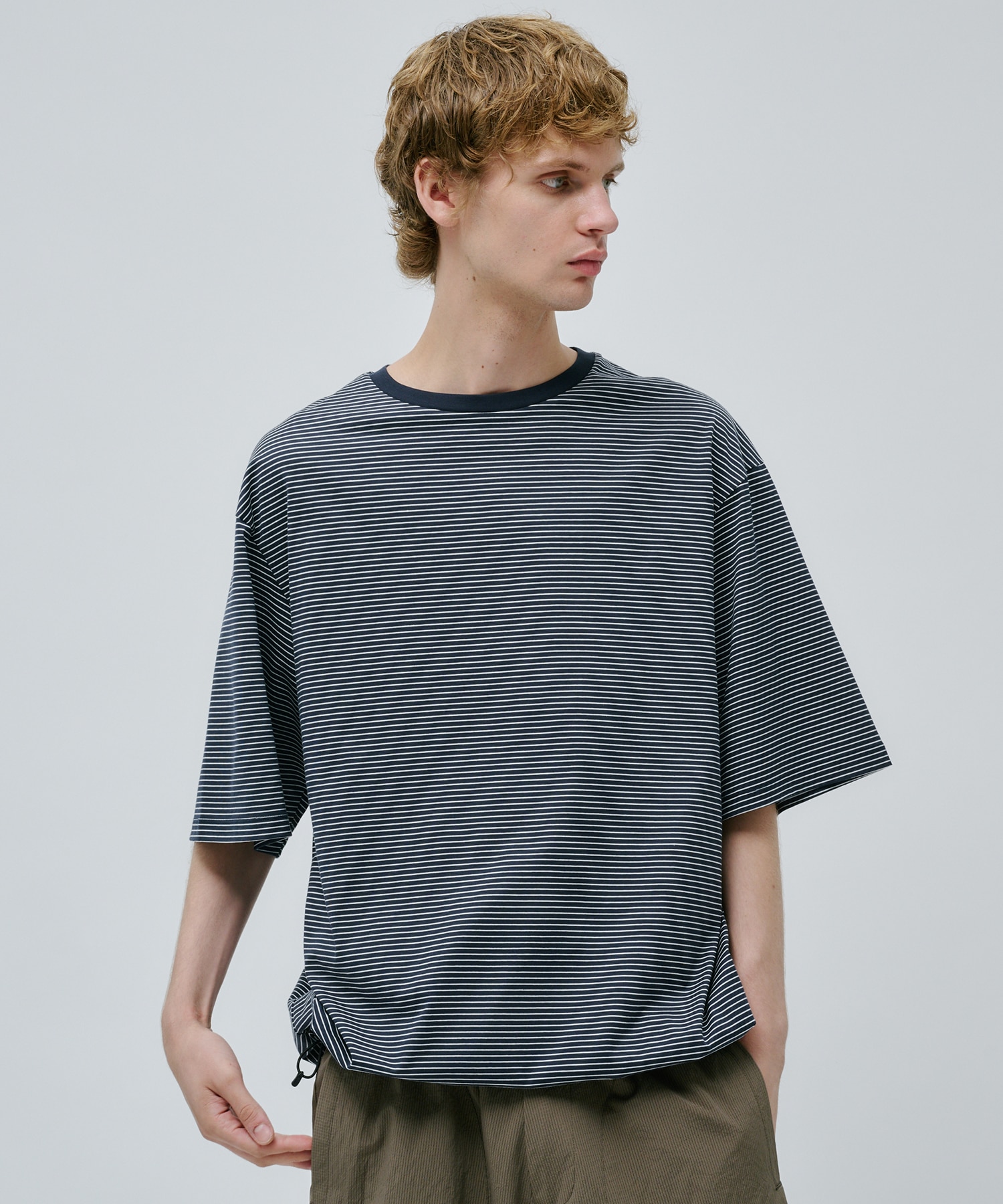ビューティーコットンコードボーダーTEE