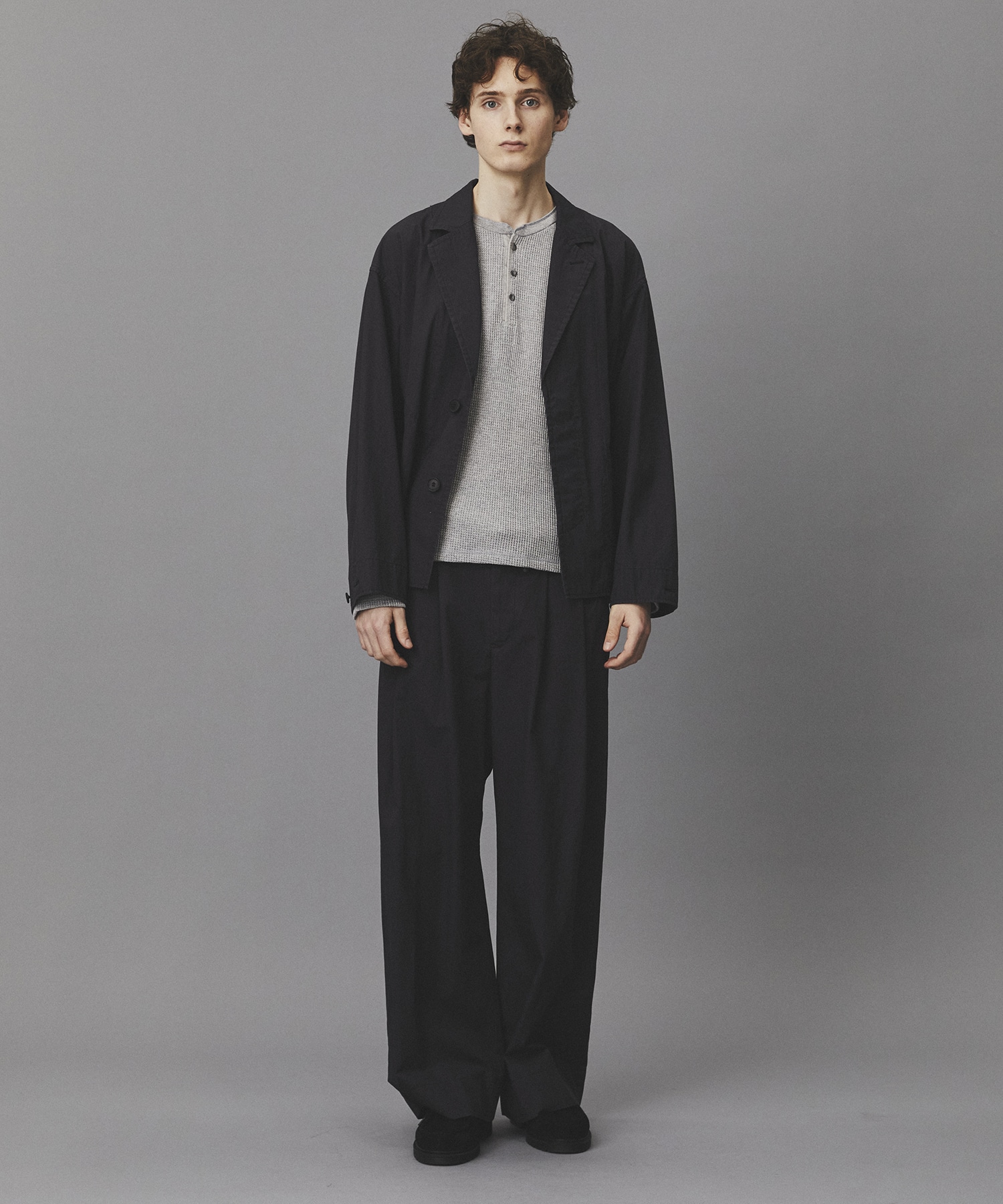 リッチコットンウォッシュドパンツ