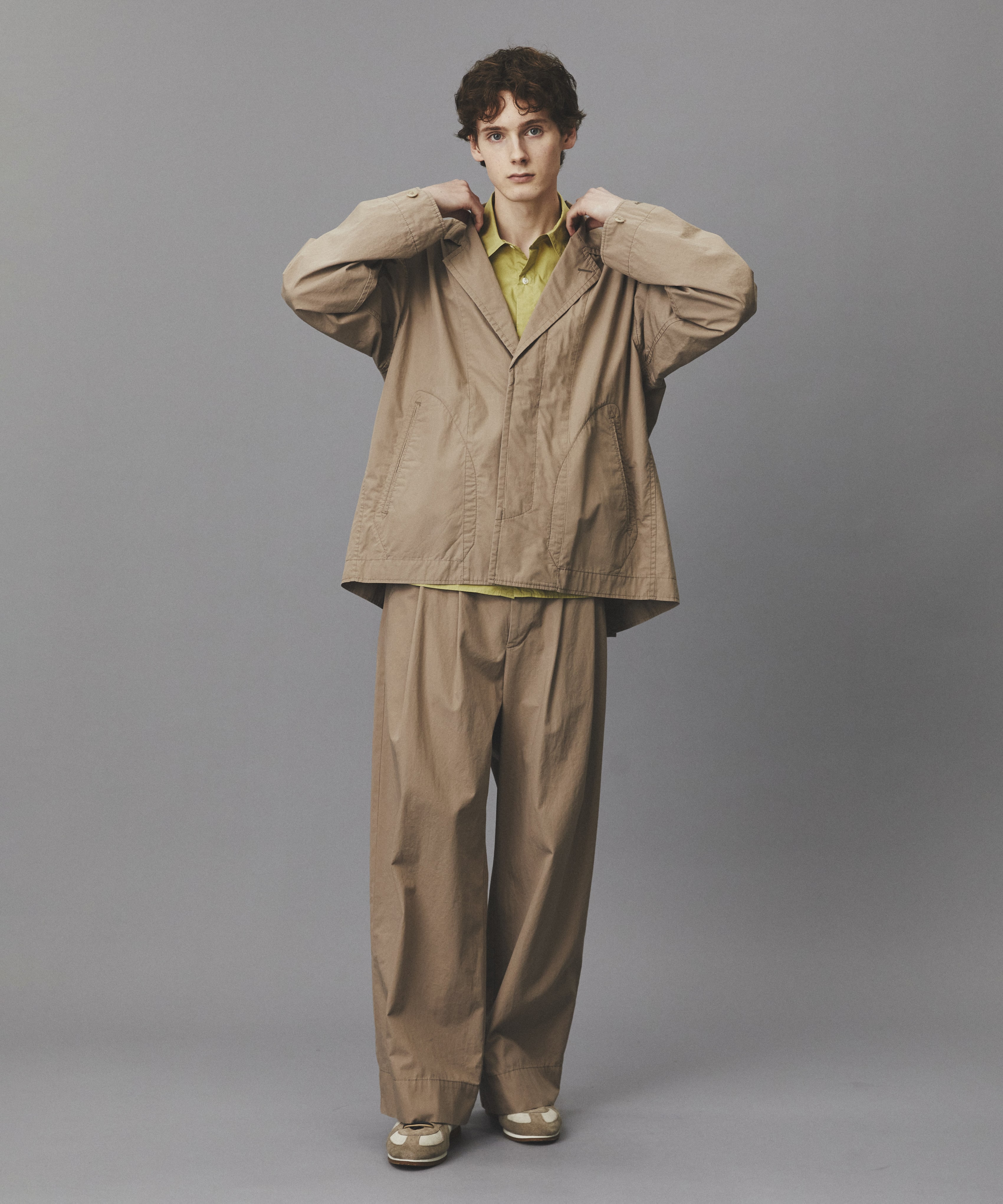 リッチコットンウォッシュドジャケット