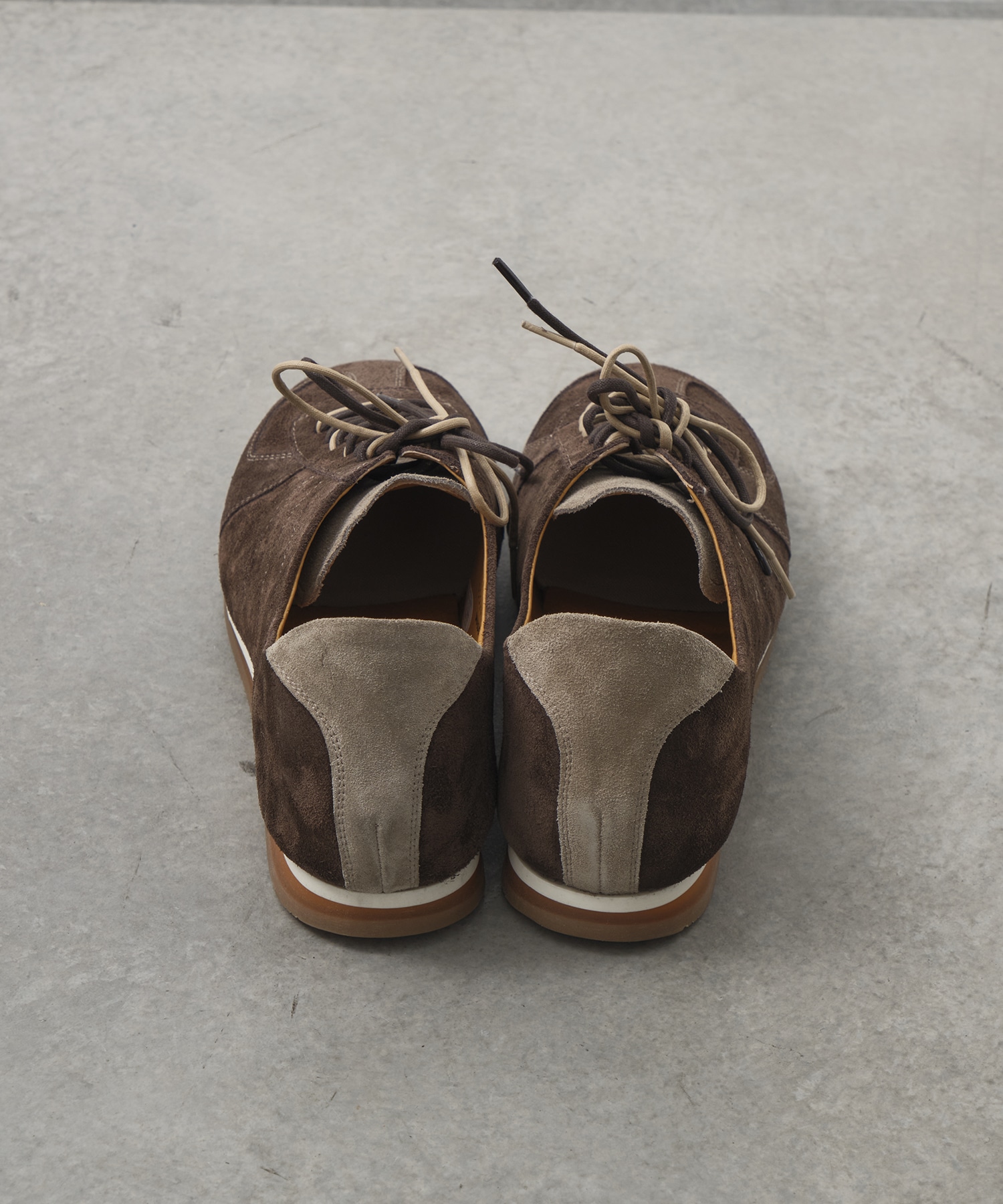 スウェードコンビジャーマントレーナー