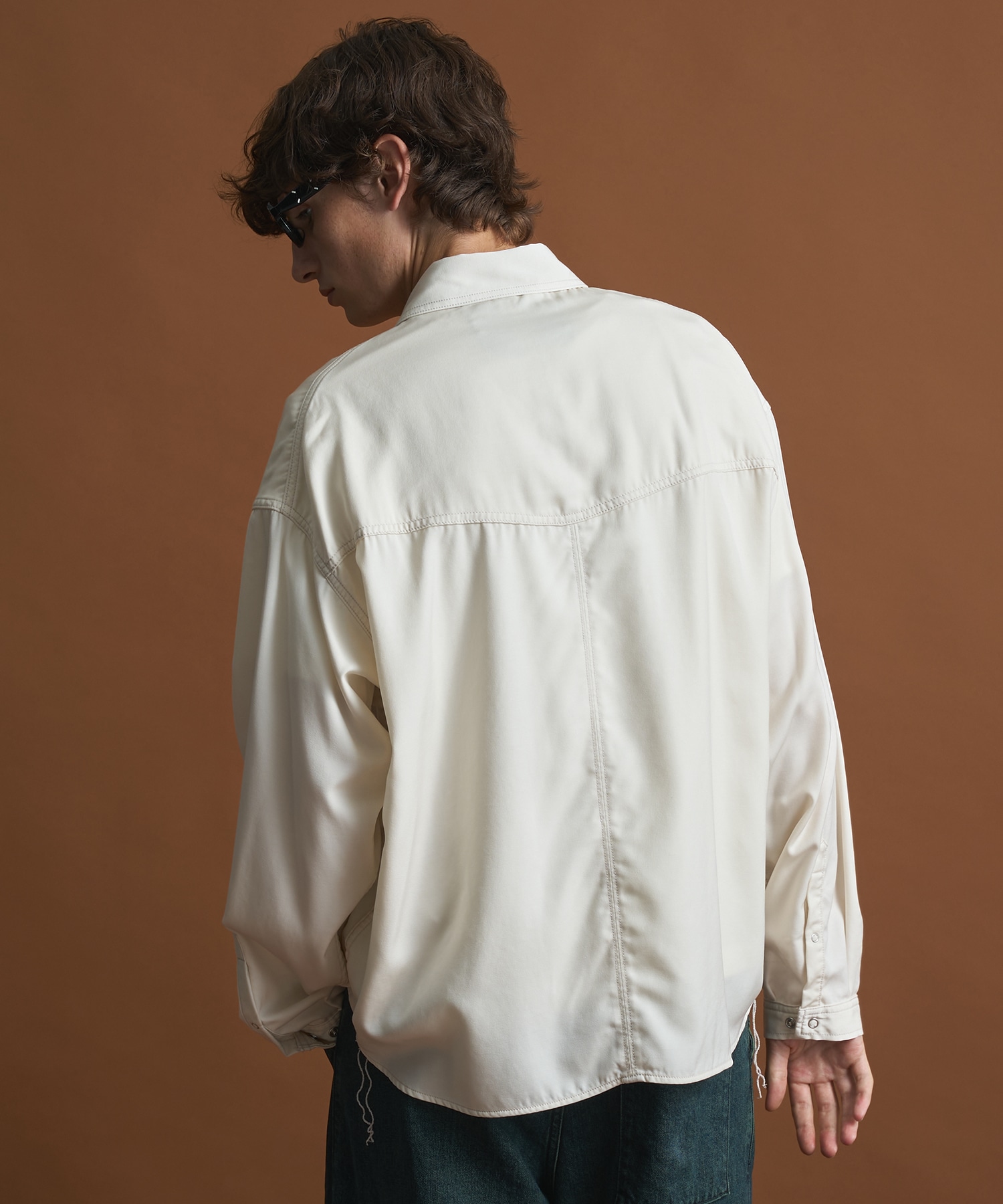 SHIOTA BASIC ウエスタンキュプラシャツ